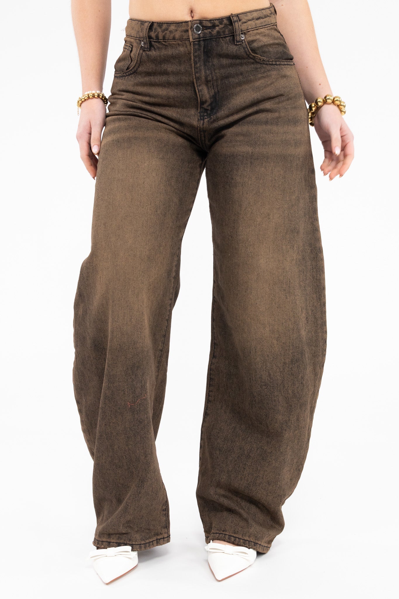 Dusty Wide Leg Jeans