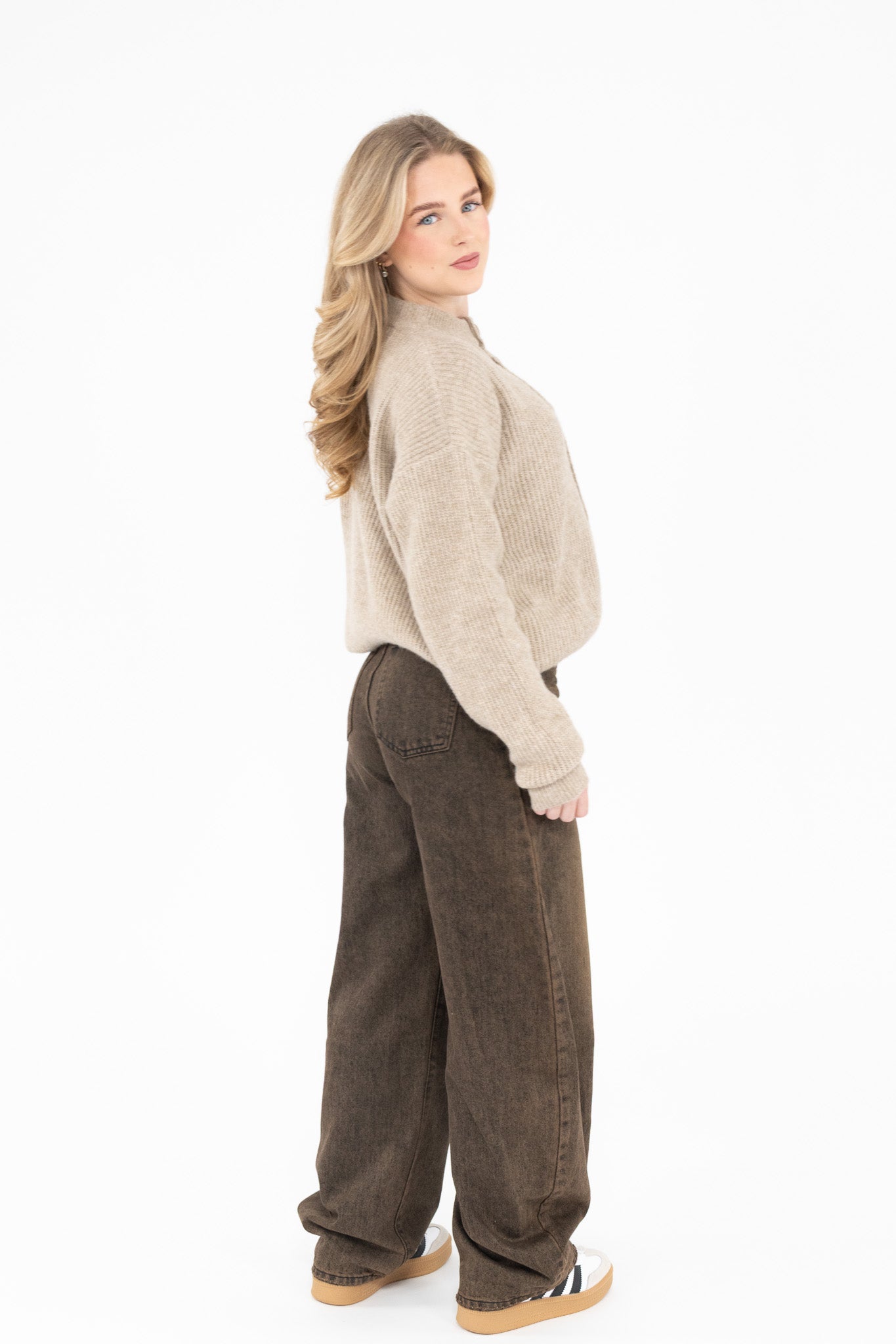 Button Detail Knit