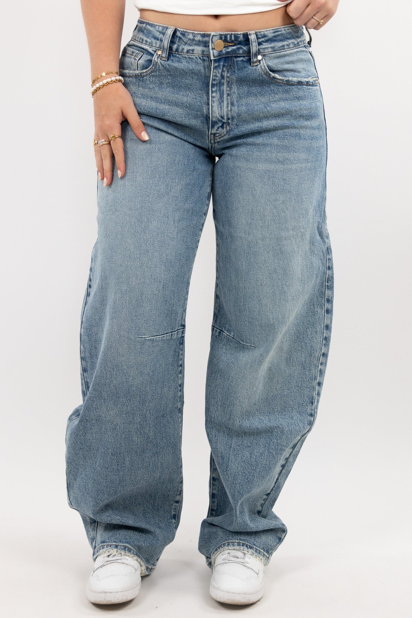 Gaia balloon jeans - stretch