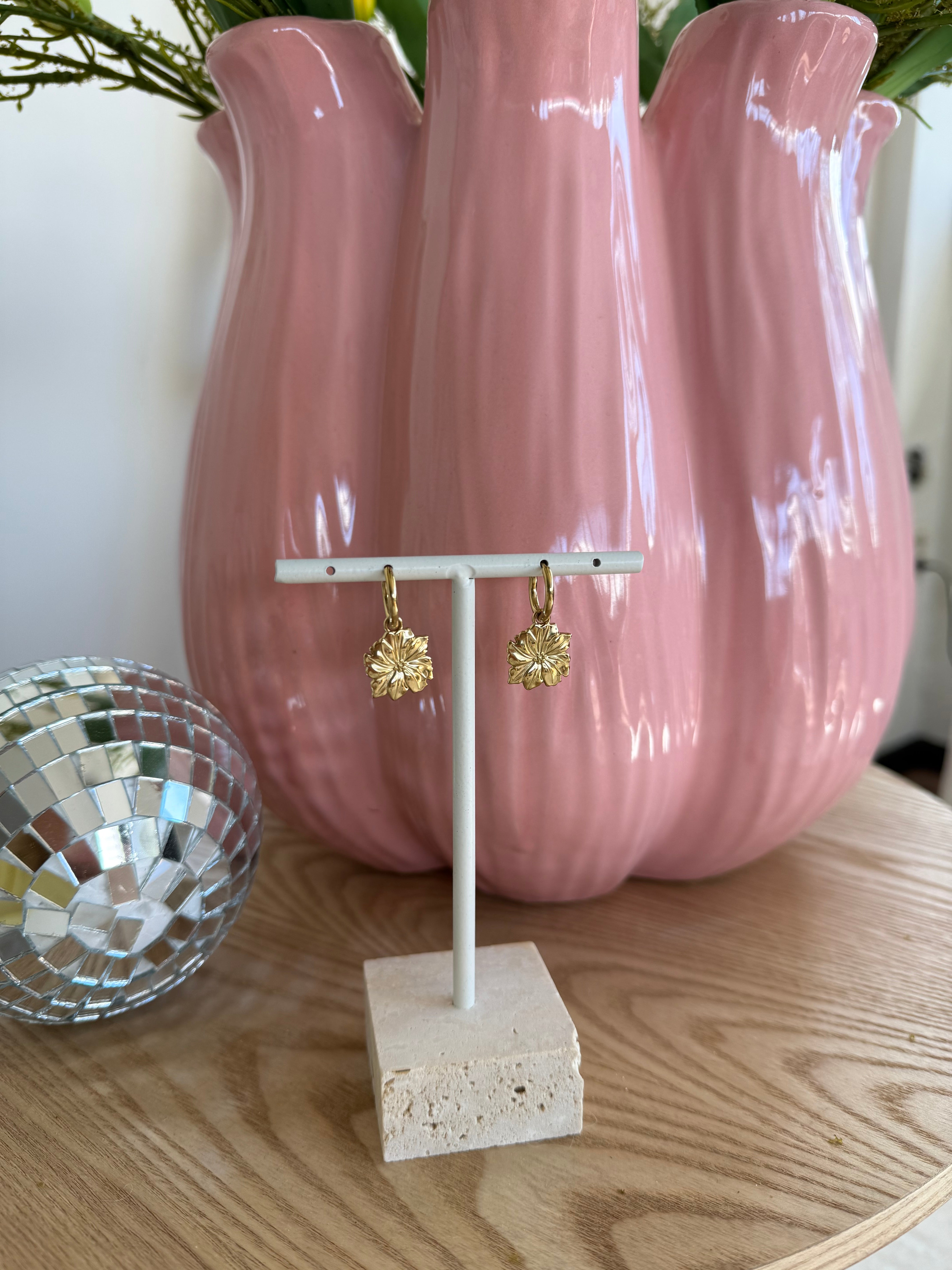 Blossom charm earrings