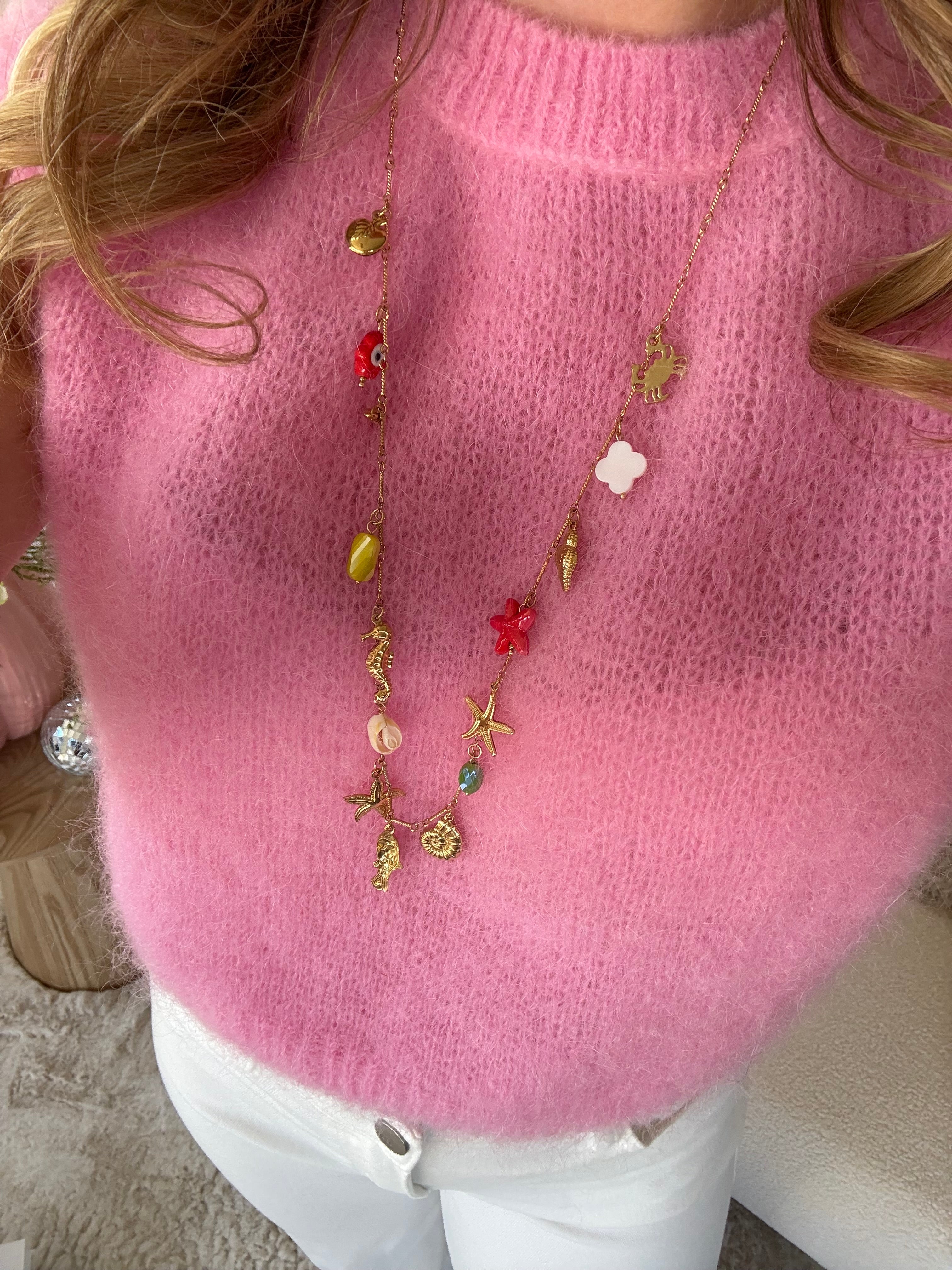 Tropical tide necklace - long