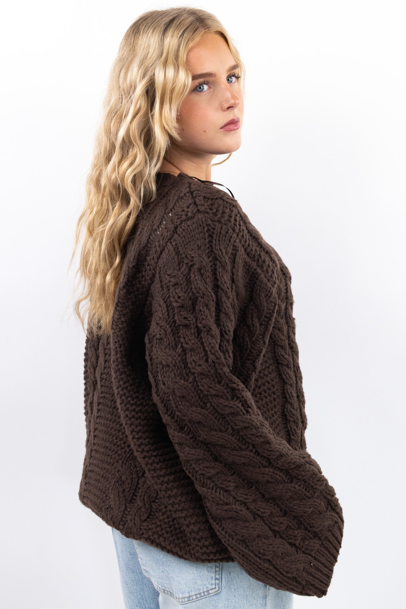 Chunky Cable Knit Sweater