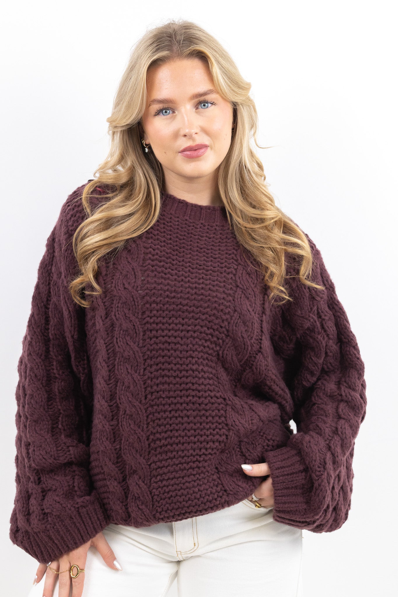 Chunky Cable Knit Sweater