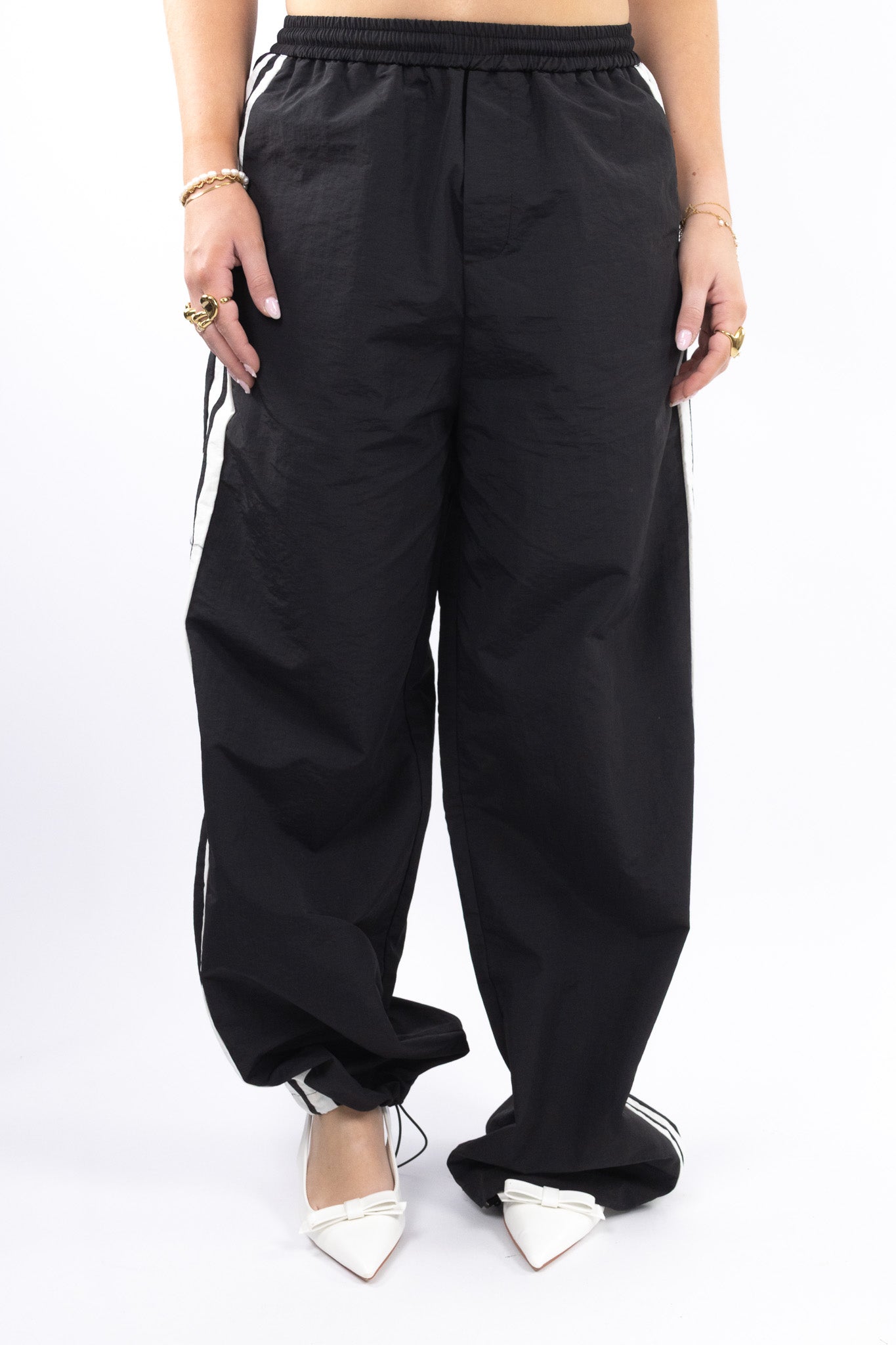 Sporty Wide Leg Pants