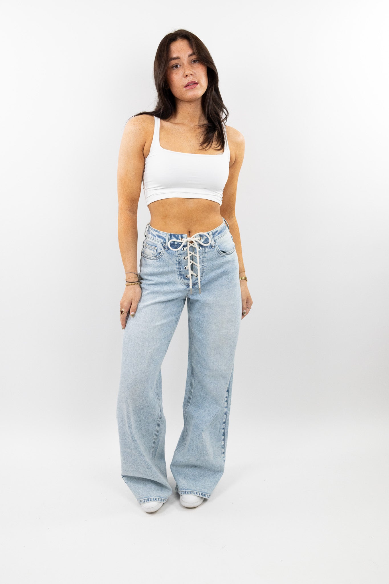 Rope loose fit jeans - Tall