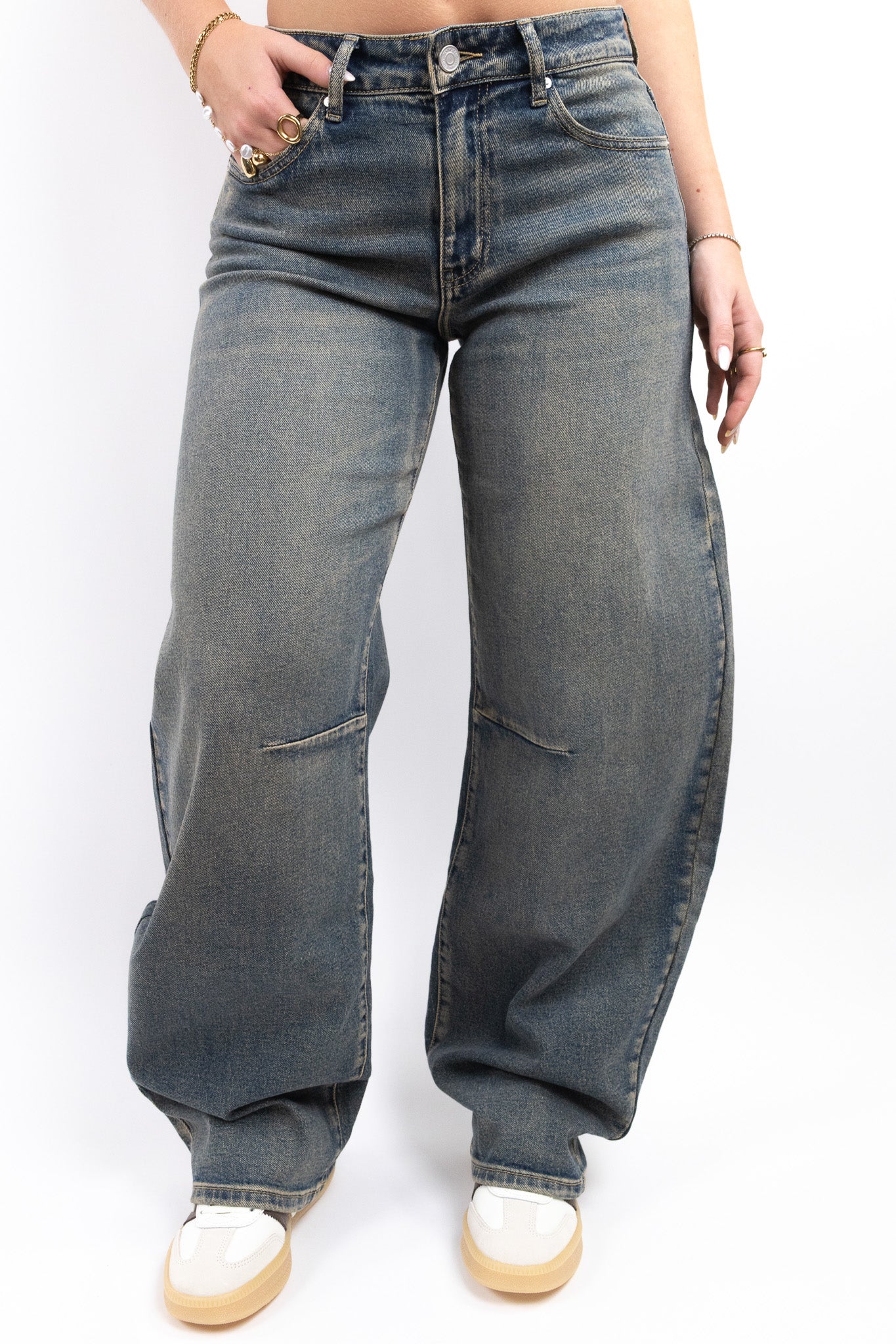 Gaia balloon jeans - stretch