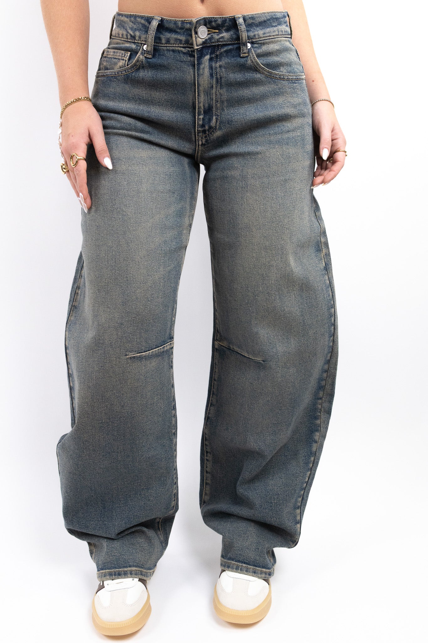 Gaia balloon jeans - stretch