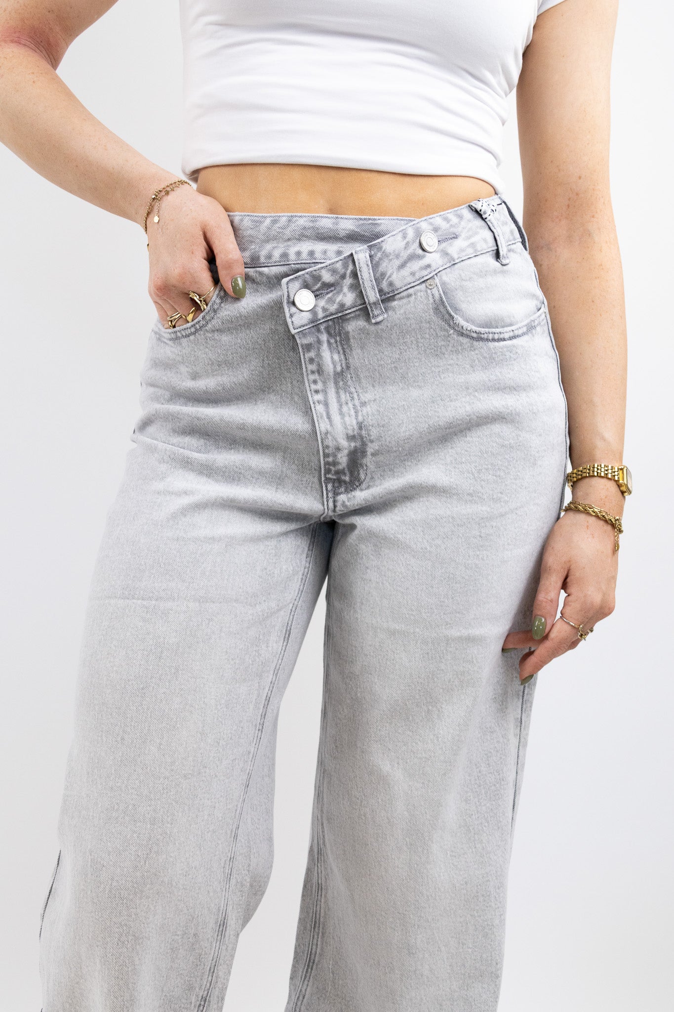 Seren wide leg jeans - stretch