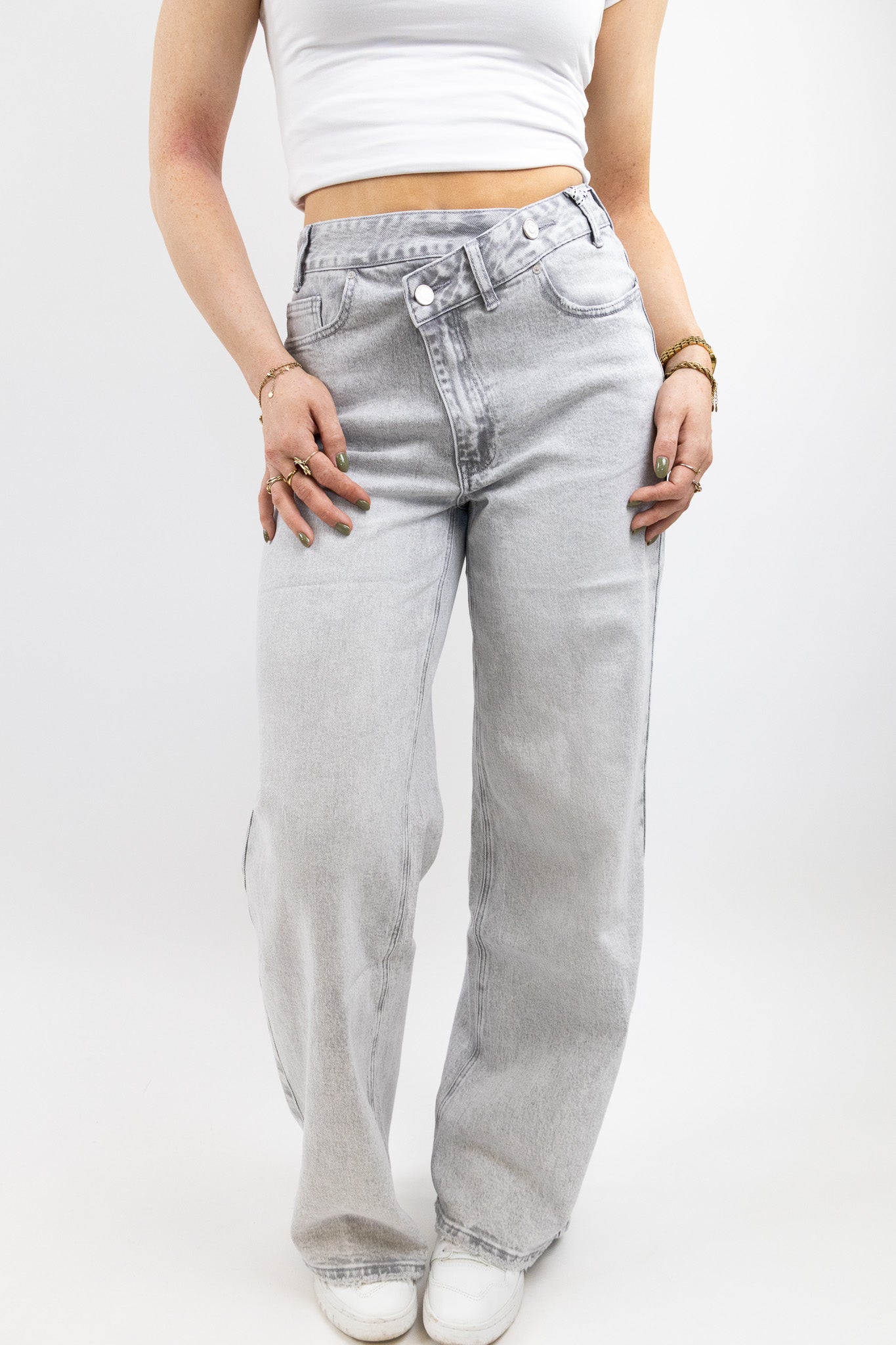 Seren wide leg jeans - stretch