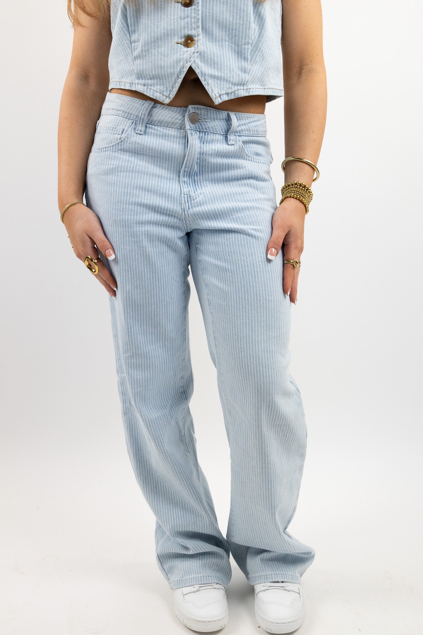 Solene Wide Leg Jeans – Stretch
