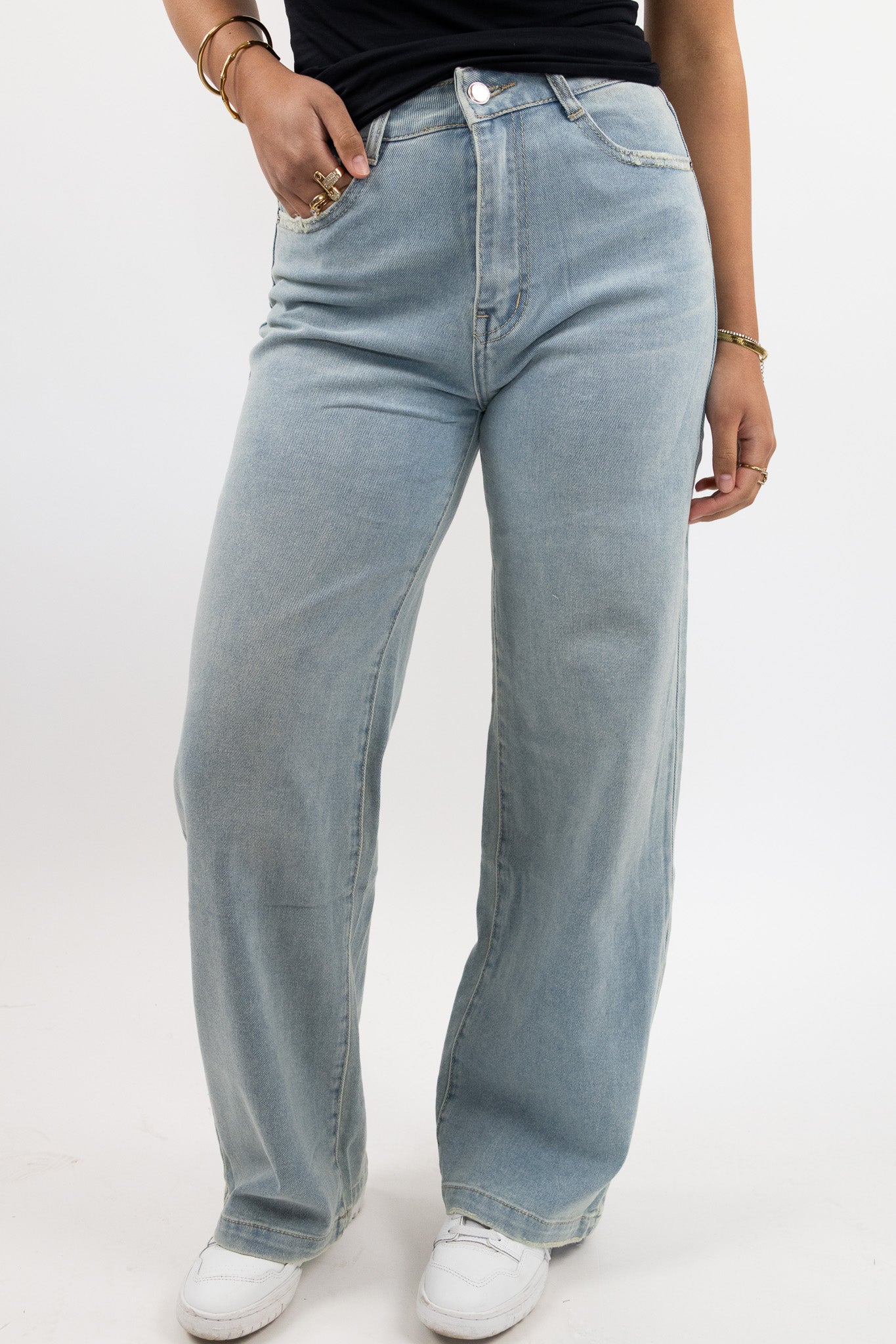 Indie wide leg jeans - stretch