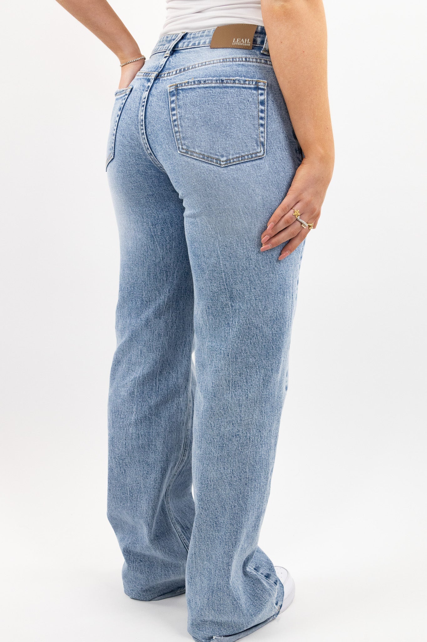 Leah mid waist jeans - stretch