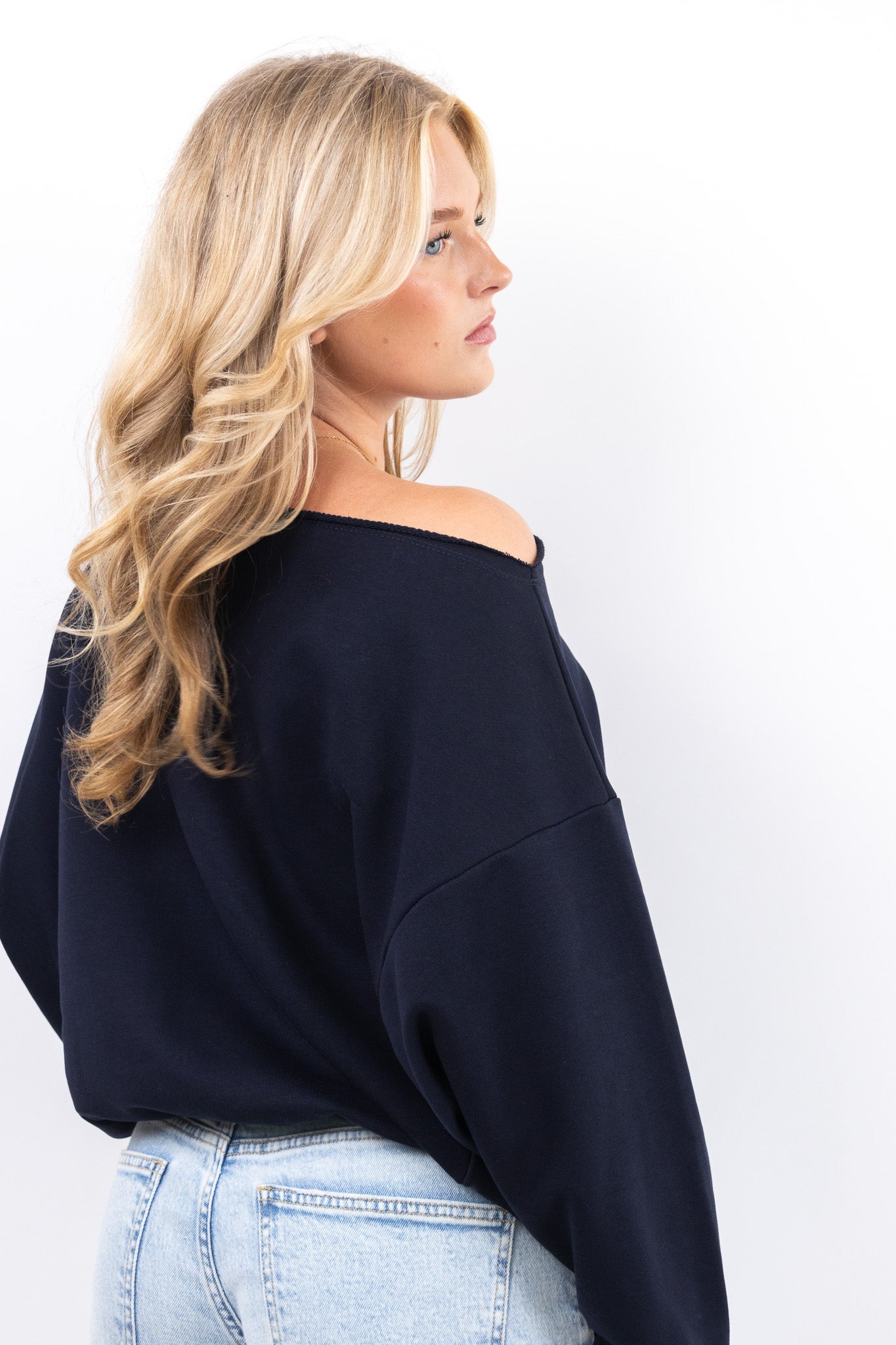 Casual Off Shoulder Sweater