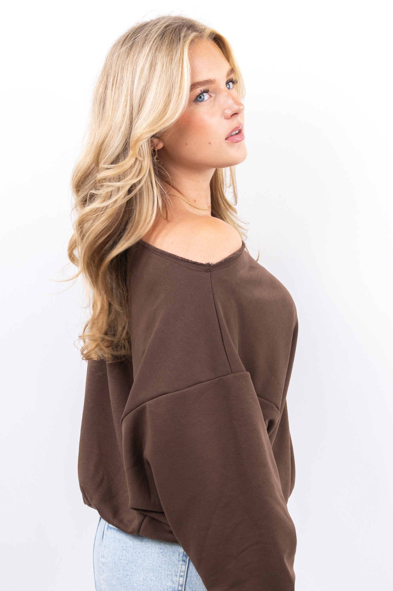 Casual Off Shoulder Sweater