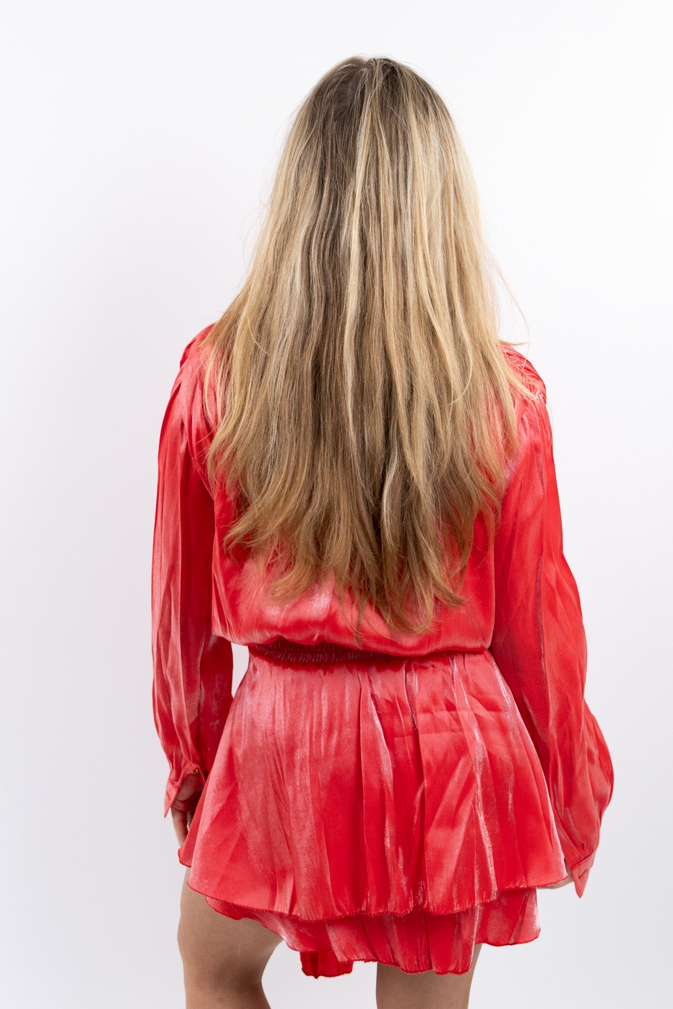 Fae Satin Kleid
