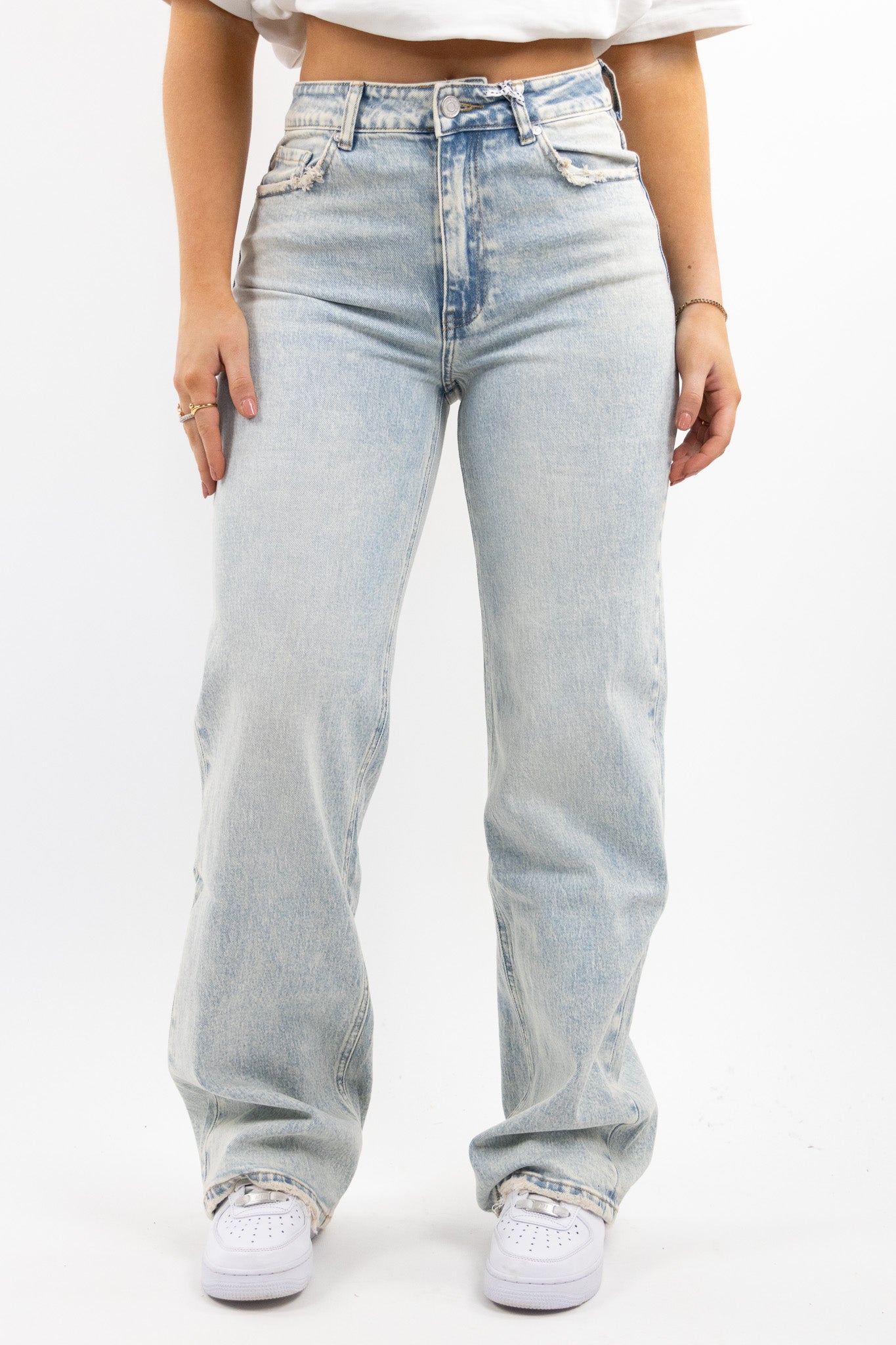 Ziva wide leg jeans - stretch