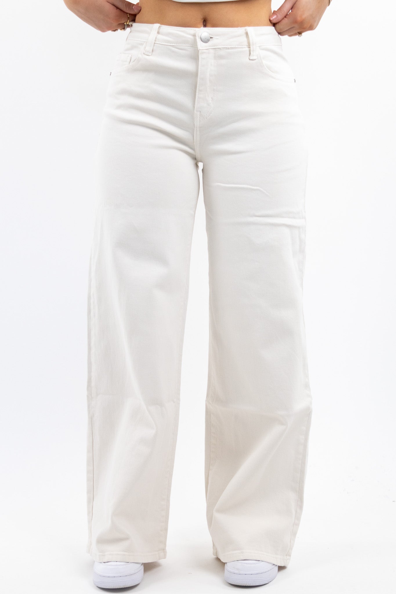Noor wide leg jeans - stretch