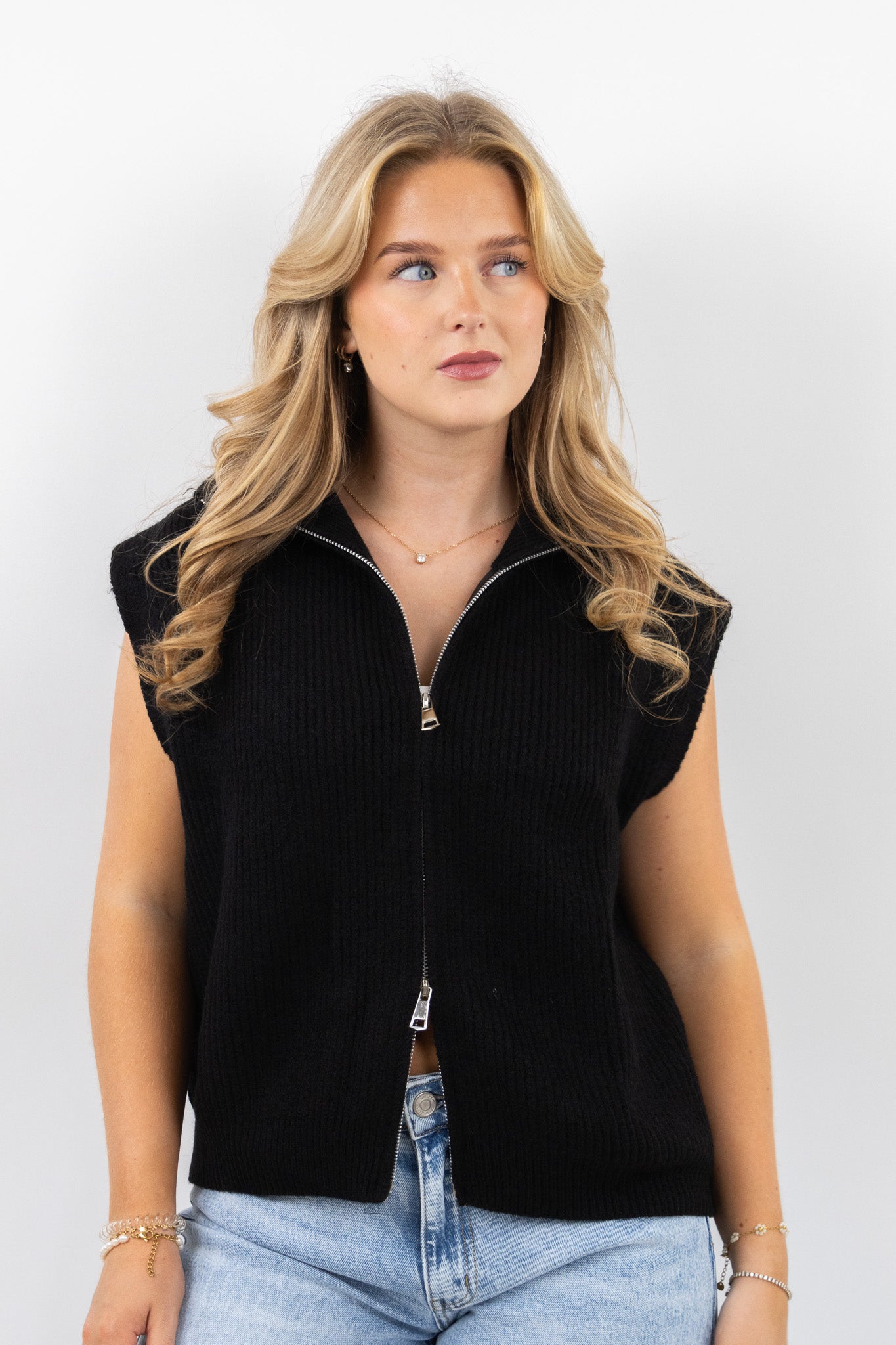 Zip Knit Vest