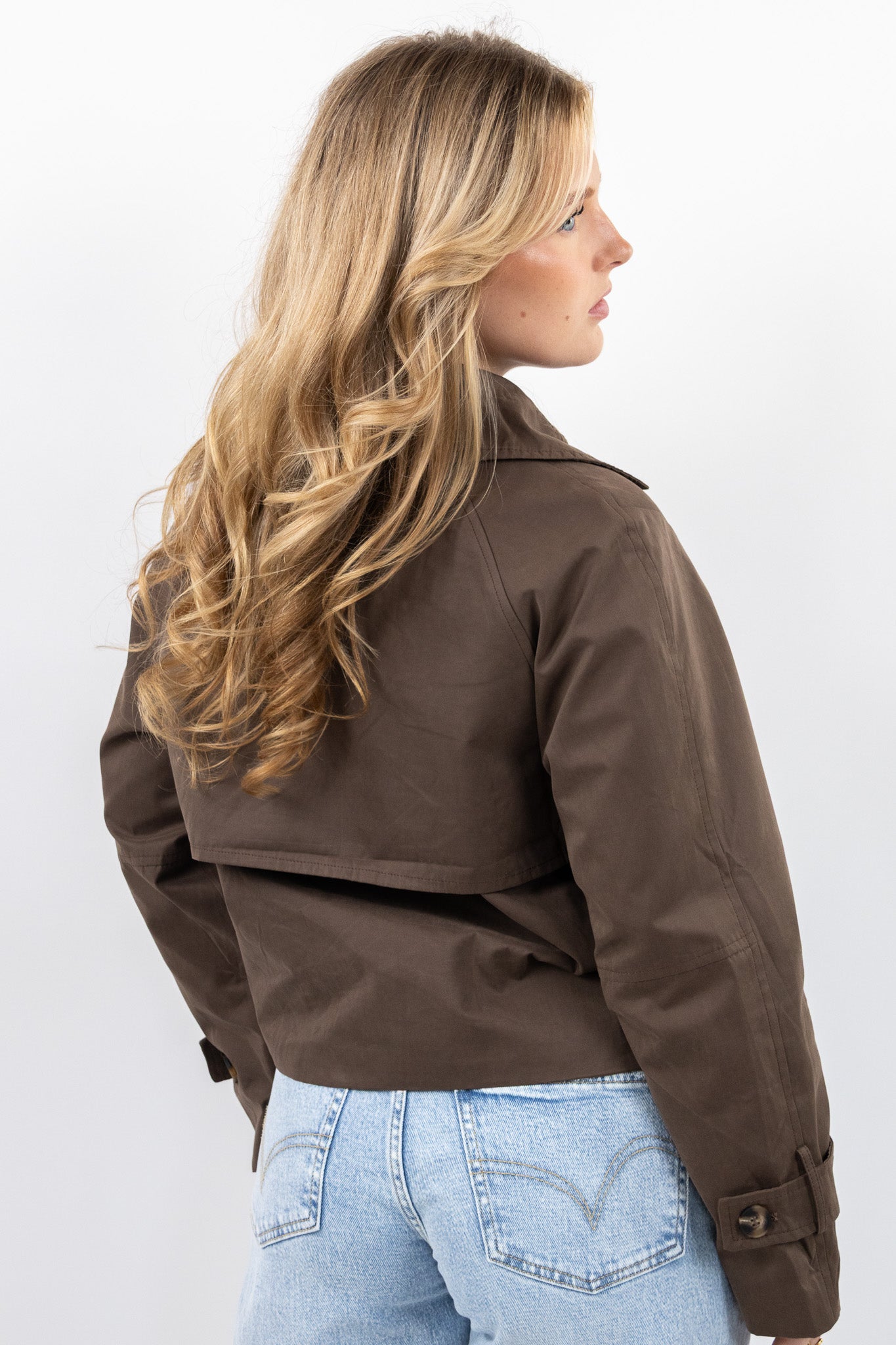 Cropped Trench Jacket