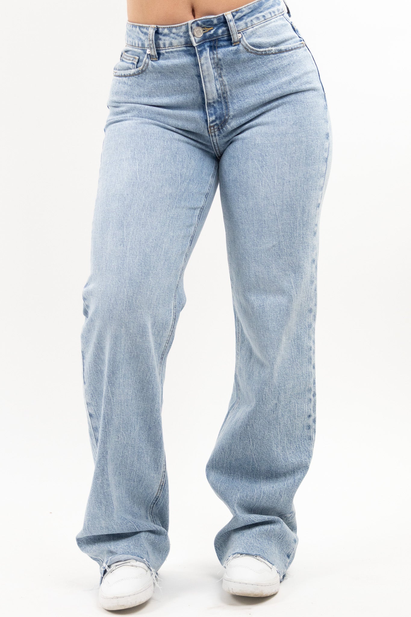 Leah wide leg jeans - stretch