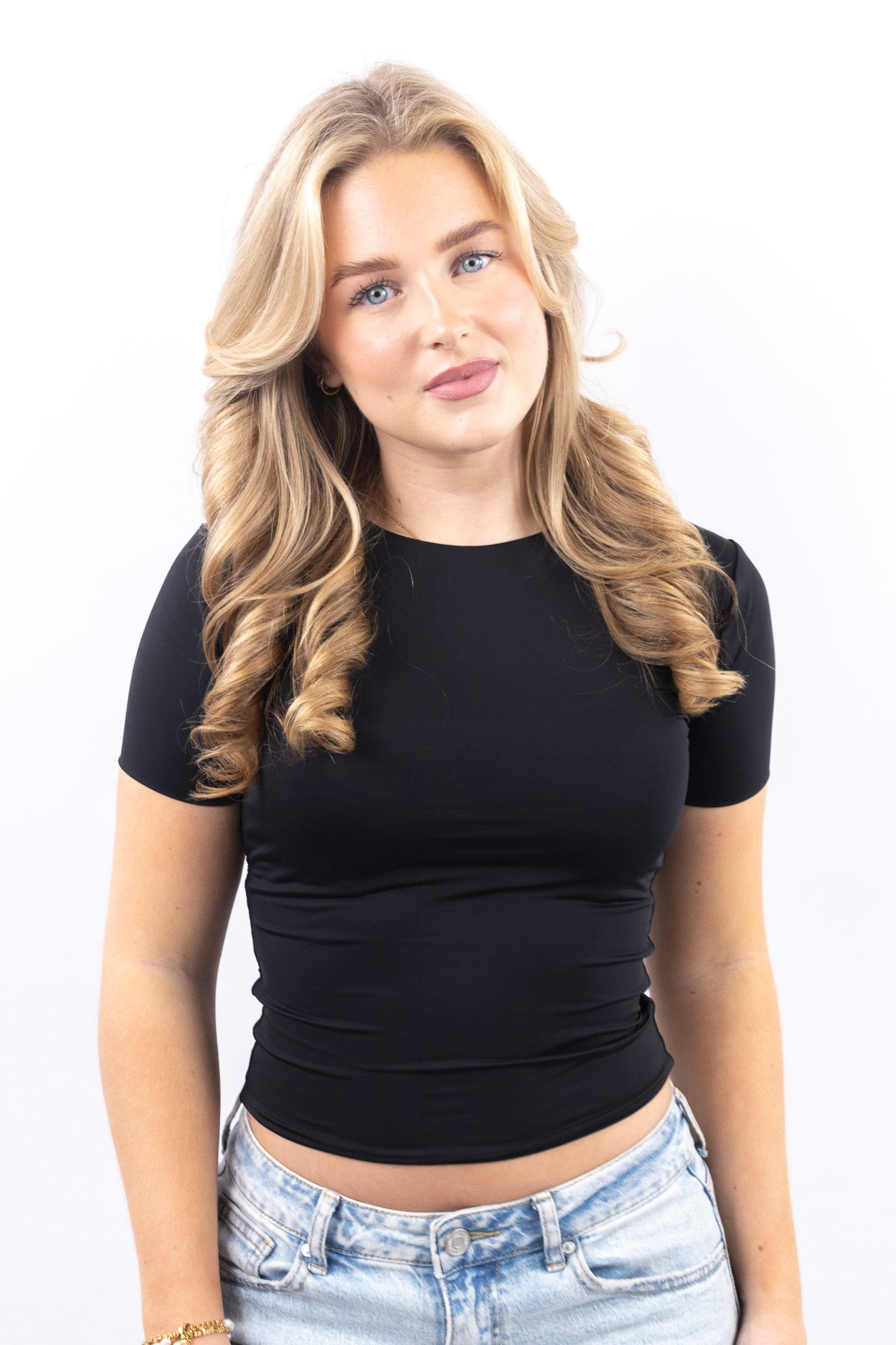 Fitted Short Sleeve Top