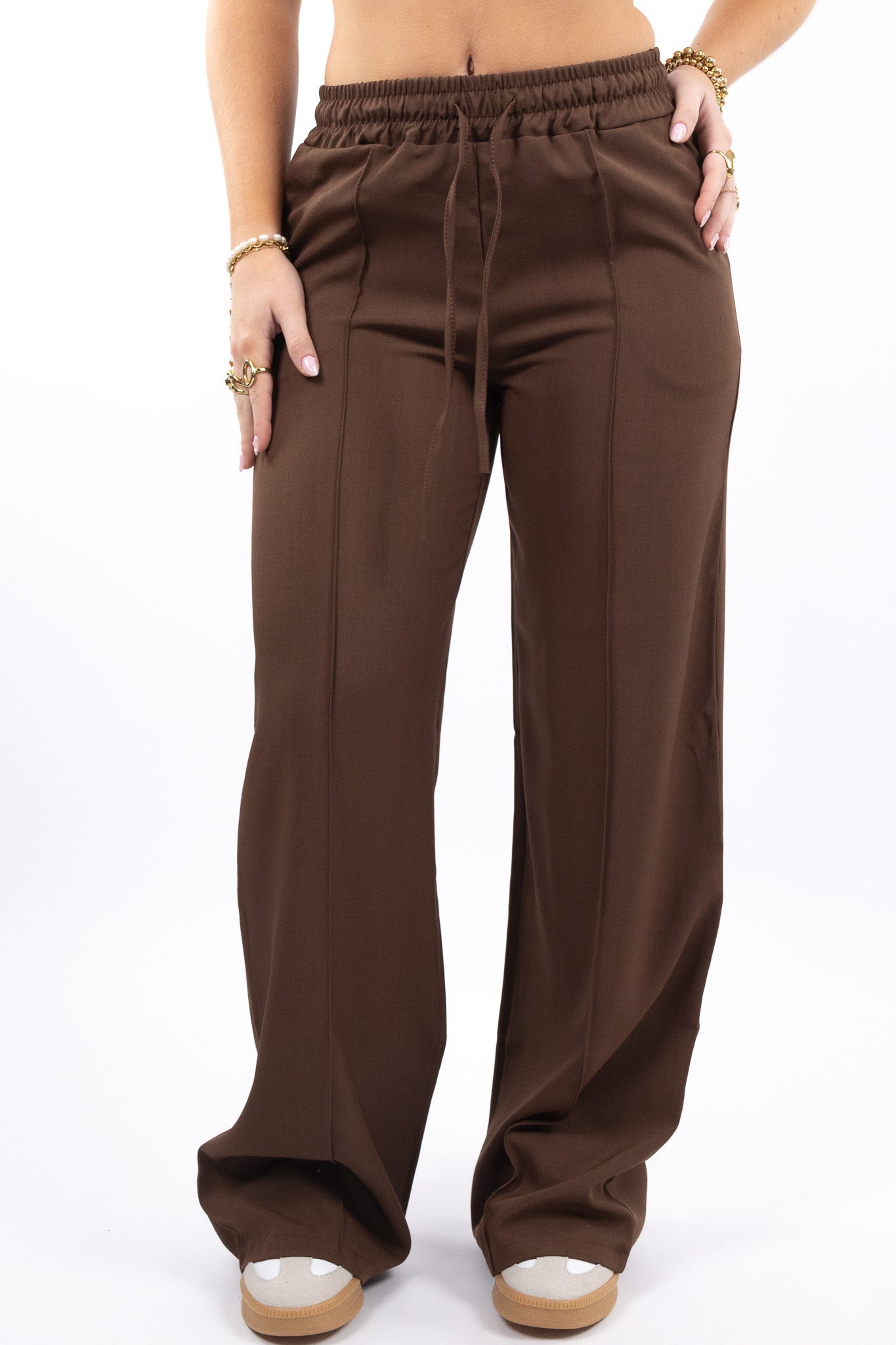 Comfort Fit Wide Leg Pants