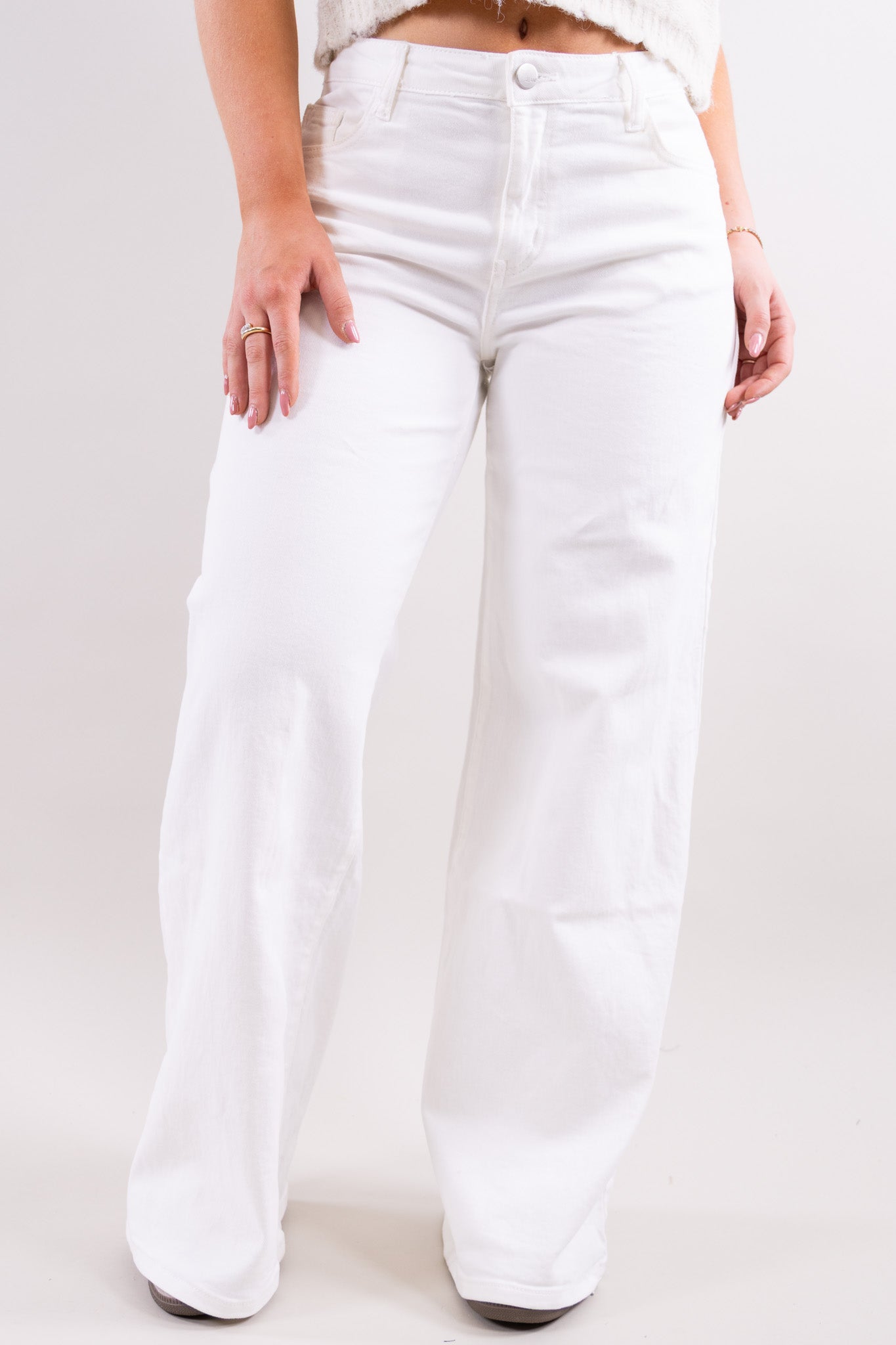Noor wide leg jeans - stretch