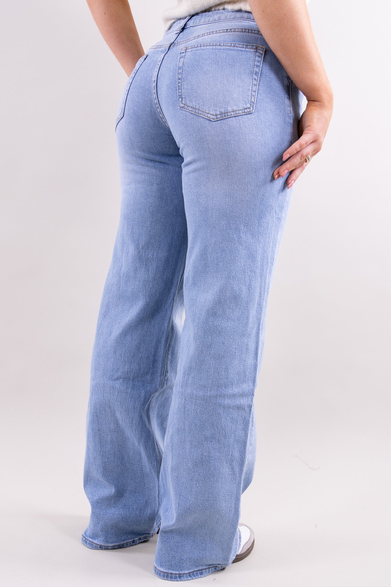 Fae wide leg jeans - stretch