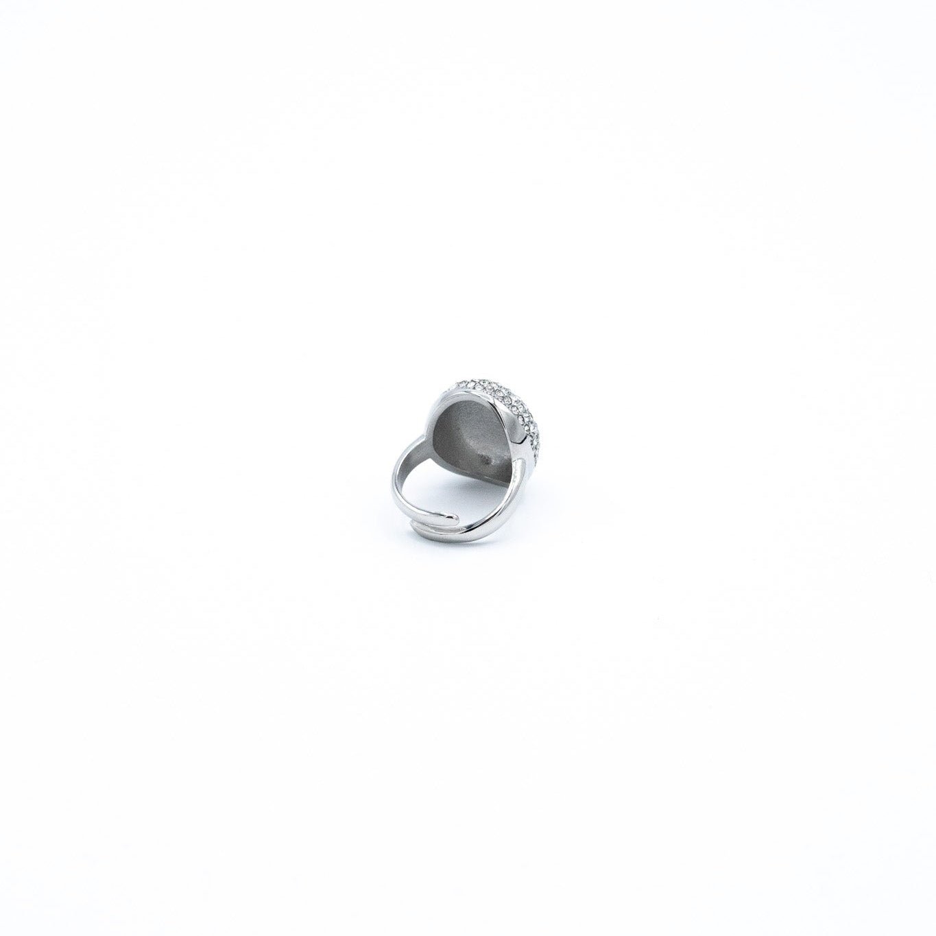 Glitter Oval Ring