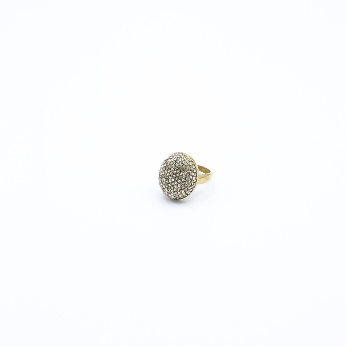 Glitter Oval Ring