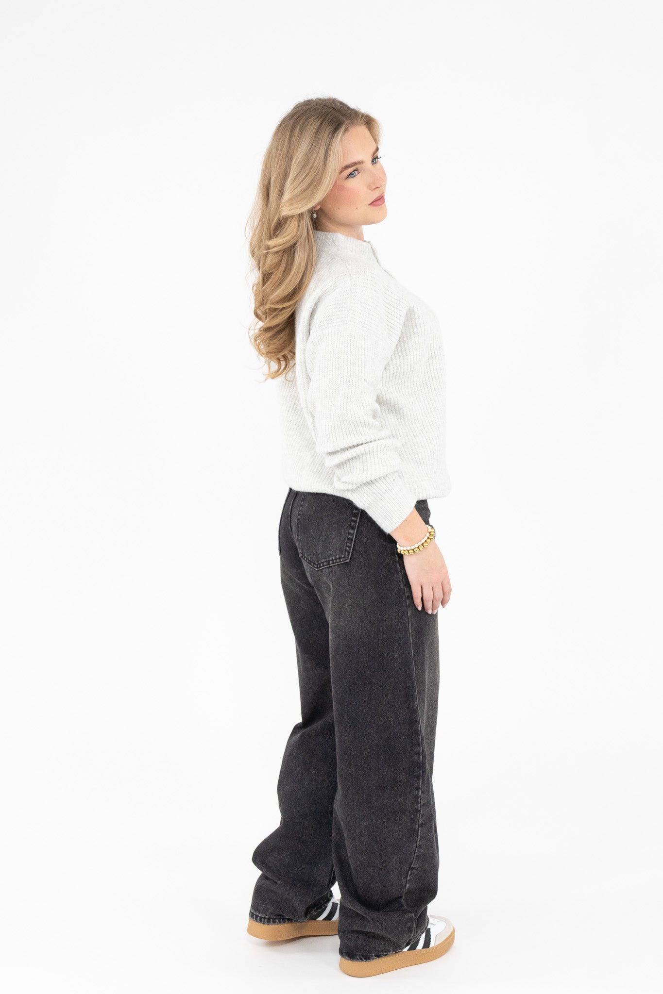 Button Detail Knit