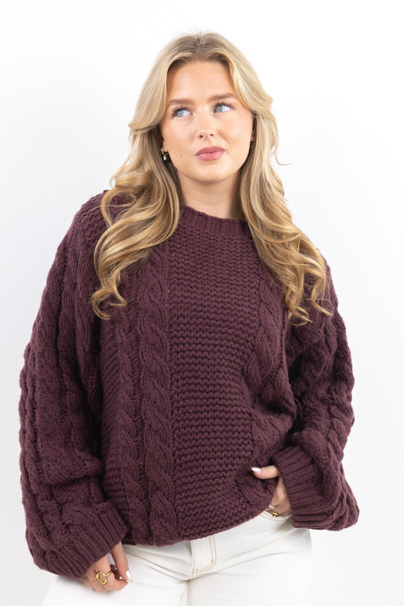 Chunky Cable Knit Sweater