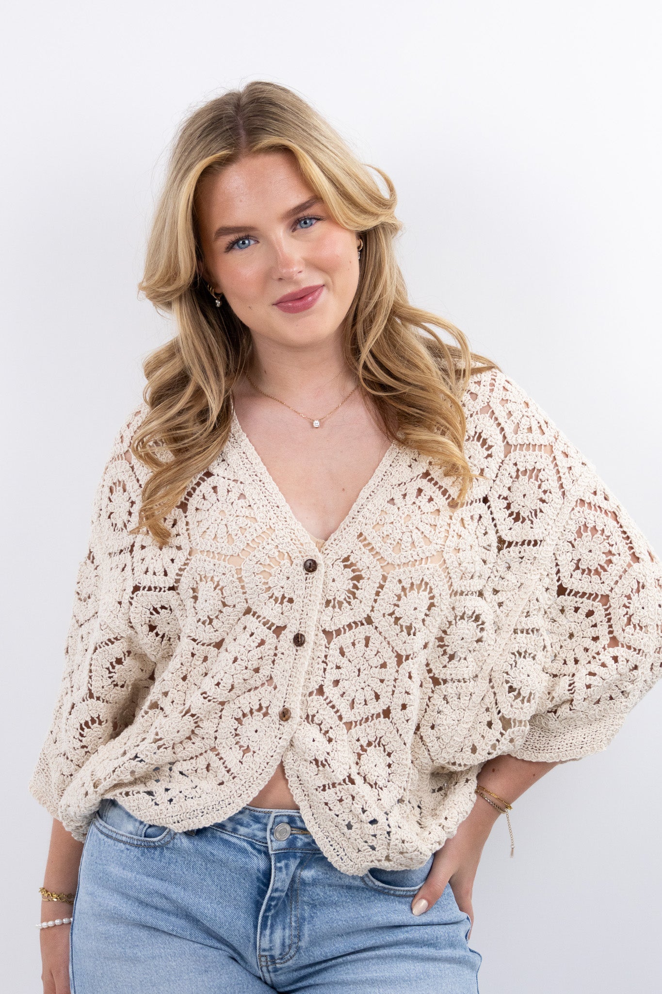 Boho crochet top