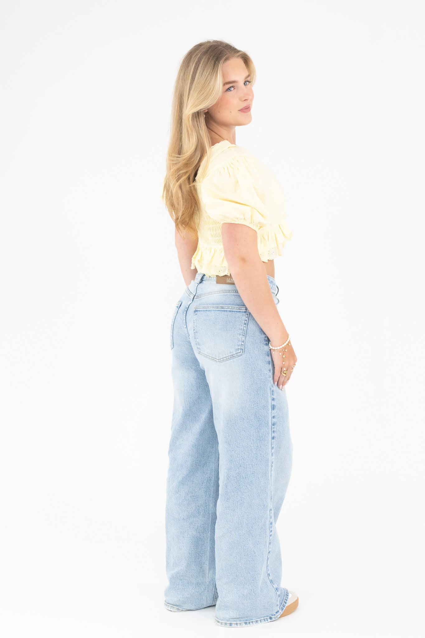 Ruffle Crop Blouse