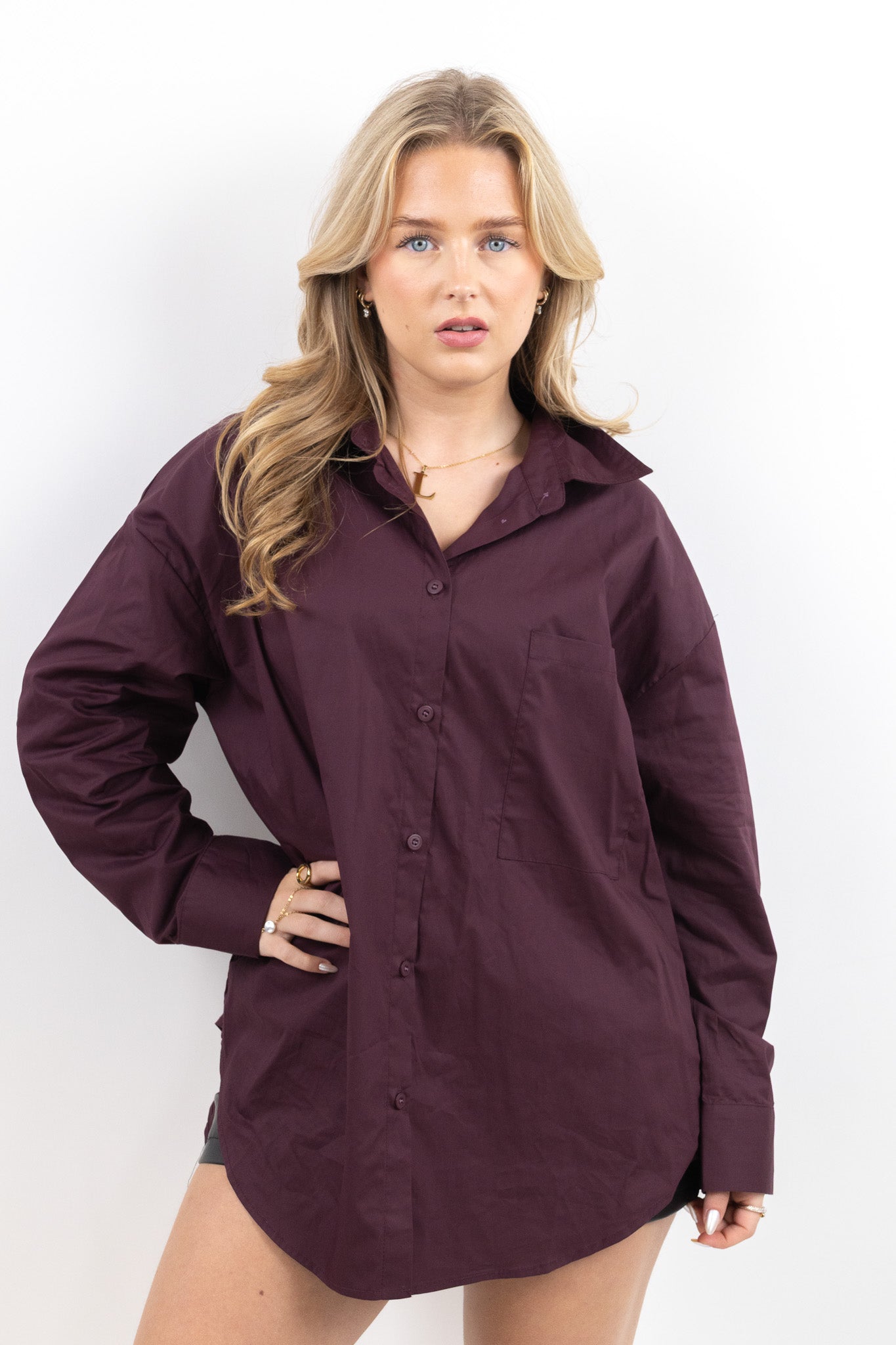 Oversized Long Blouse