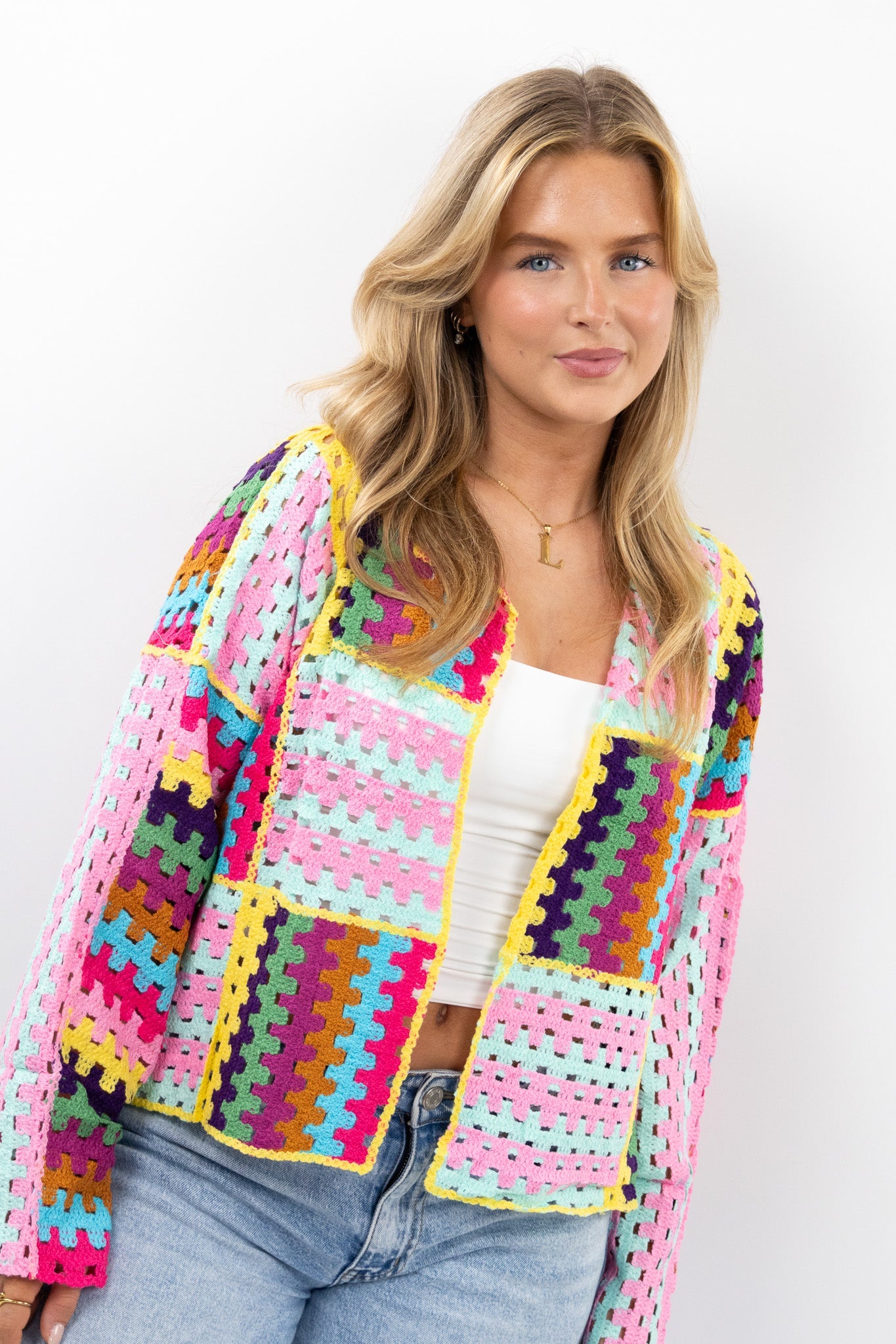 Ibiza Patch Cardigan