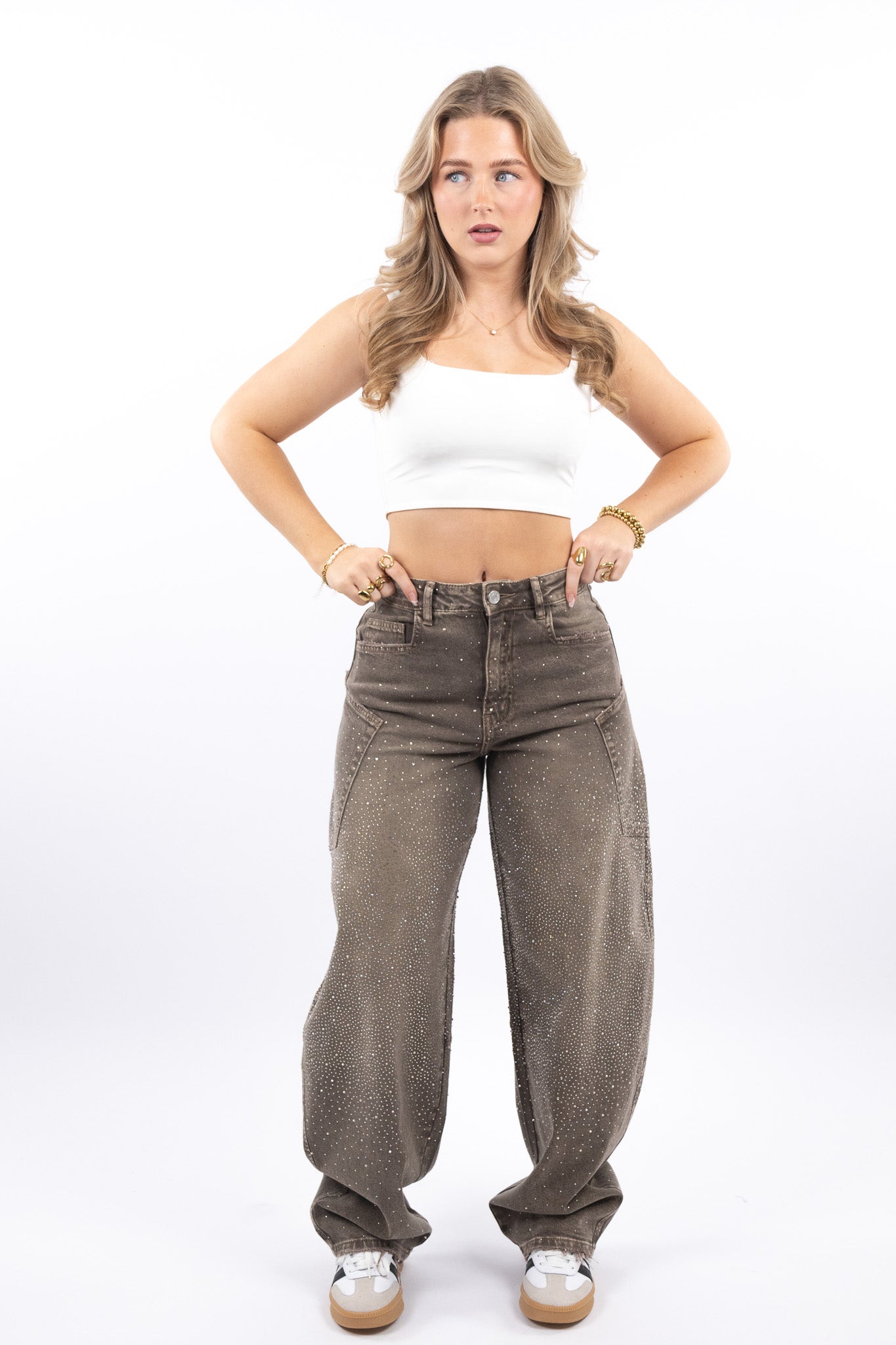 Glitter Brooklyn Balloon jeans