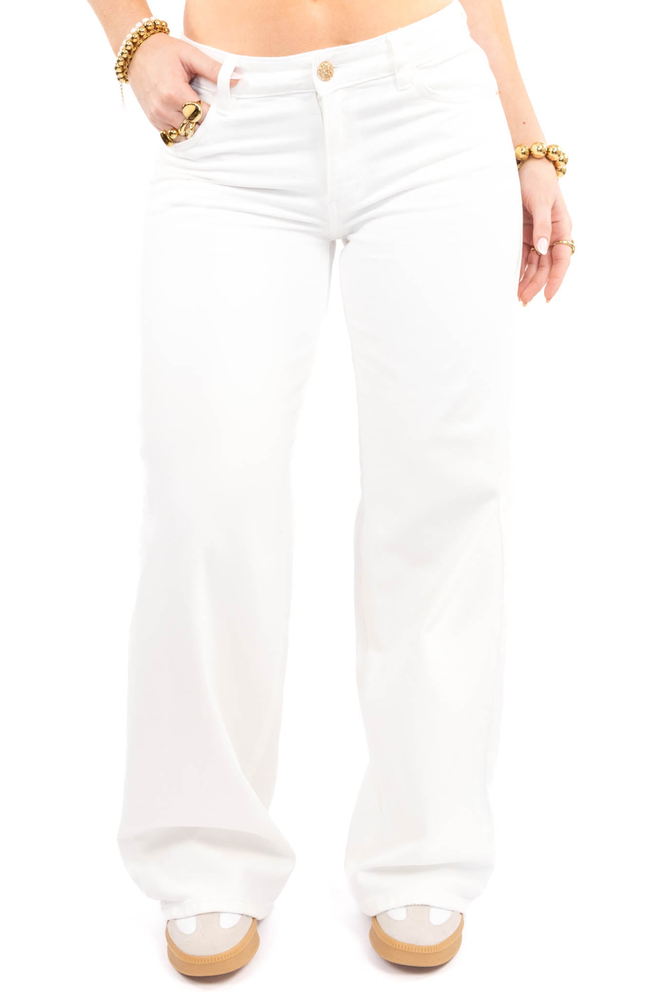 Low Waist Wide Leg Jeans