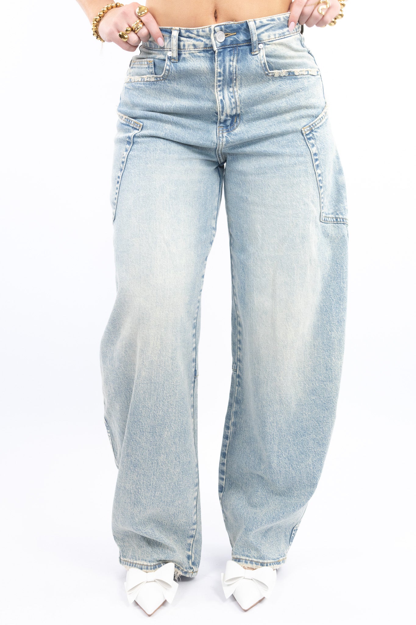 Brooklyn Cargo Balloon Jeans
