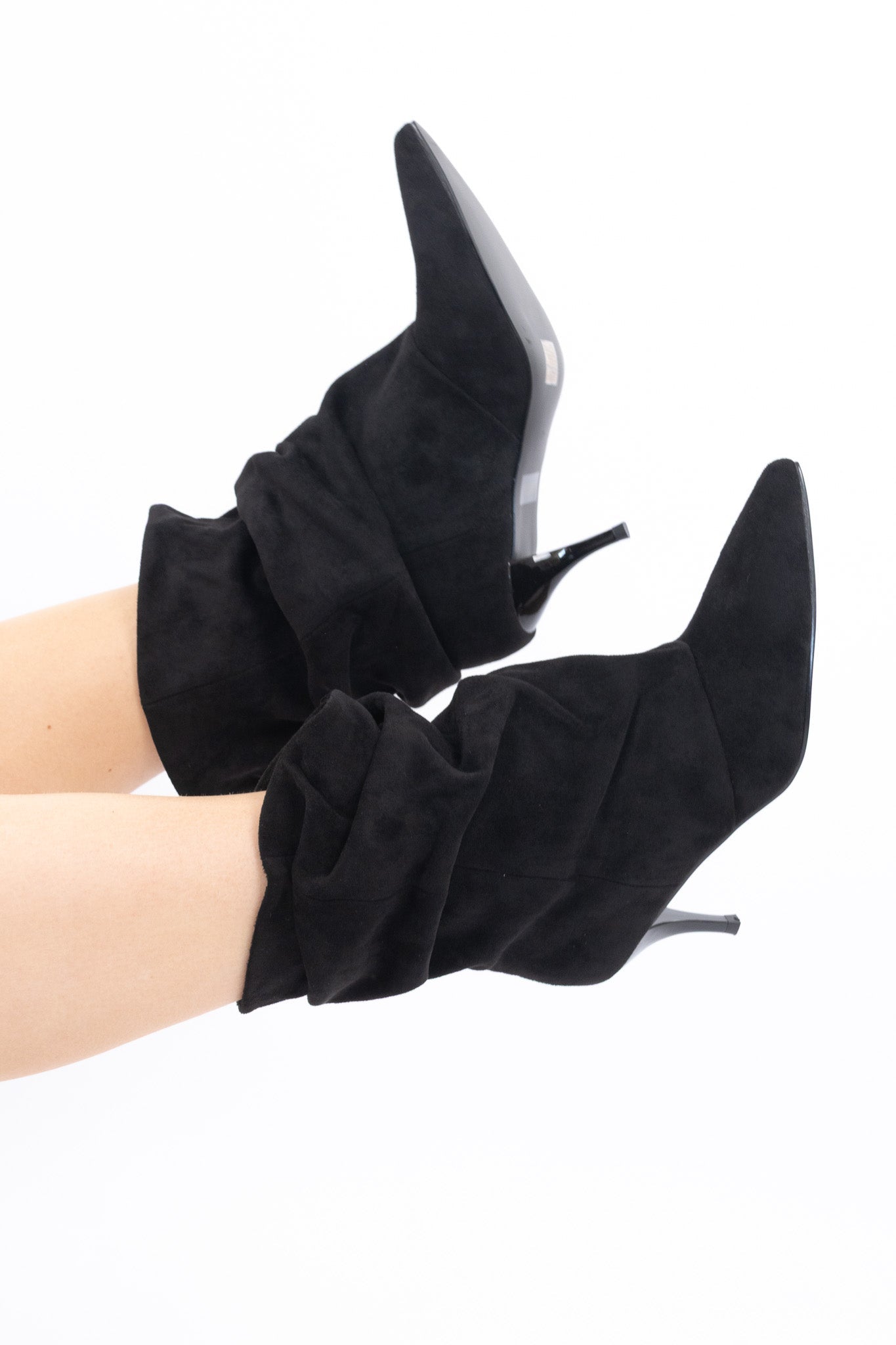 Iconic Suede Slouch Heels