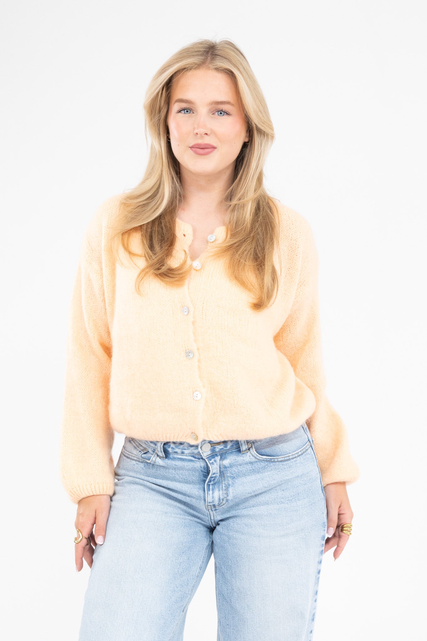 Fluffy Knit Cardigan