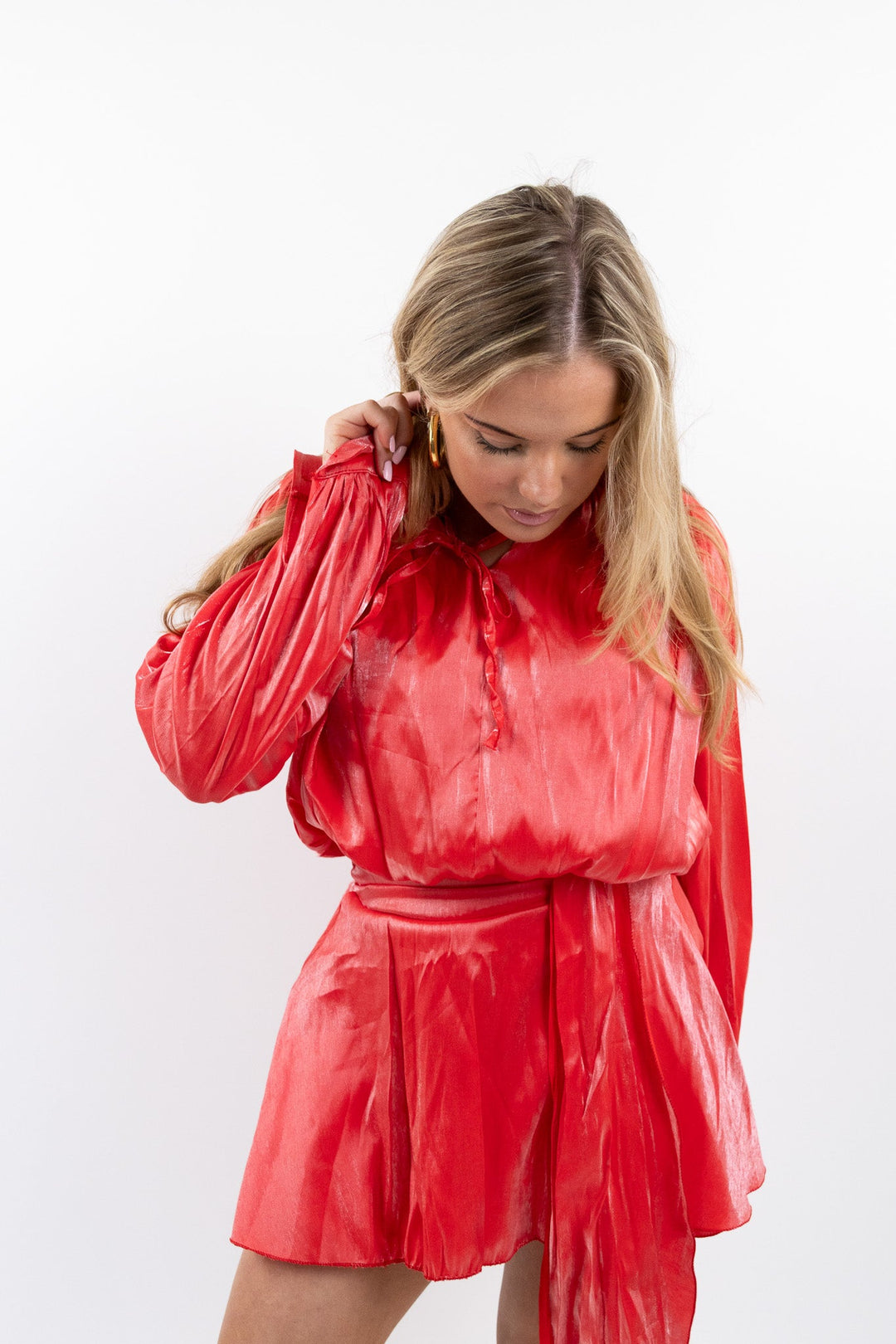 Fae Satin Kleid
