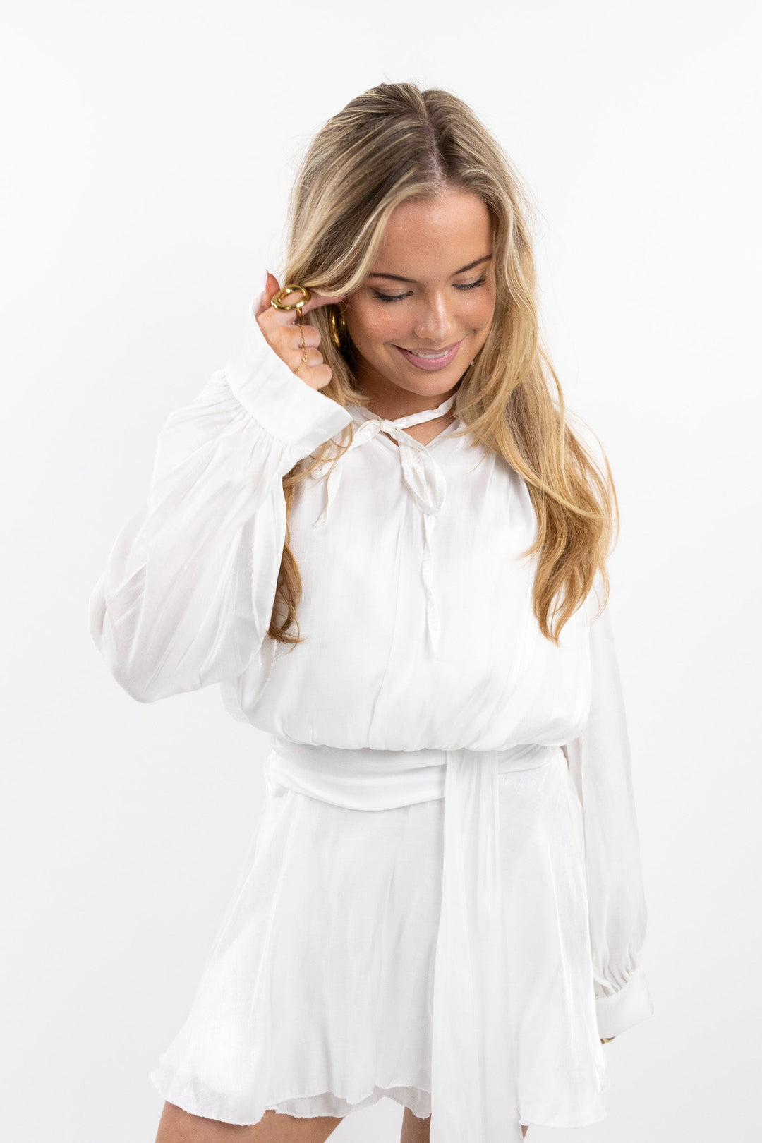 Fae Satin Kleid