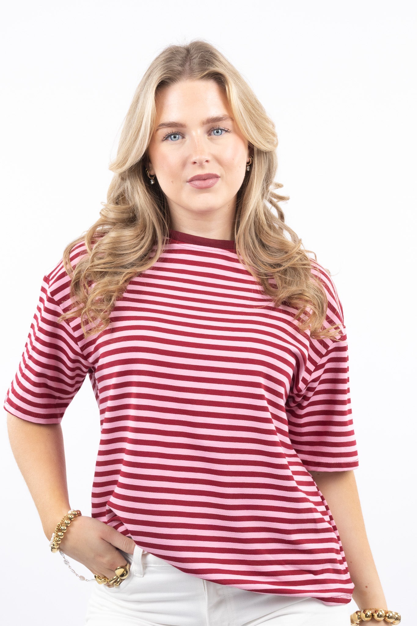 Short Sleeve Stripe Tee