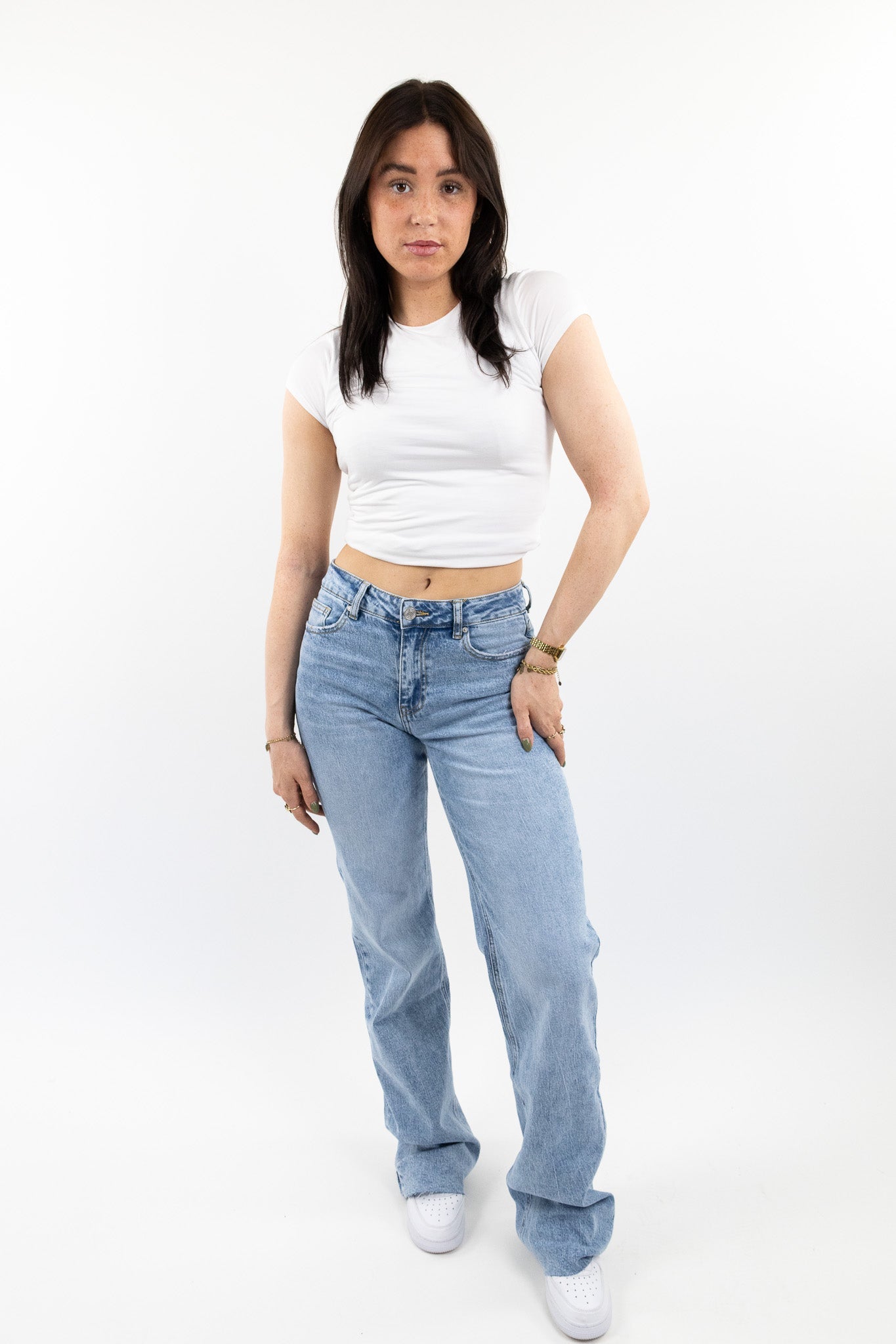 Leah Mid Waist Jeans Tall – Stretch