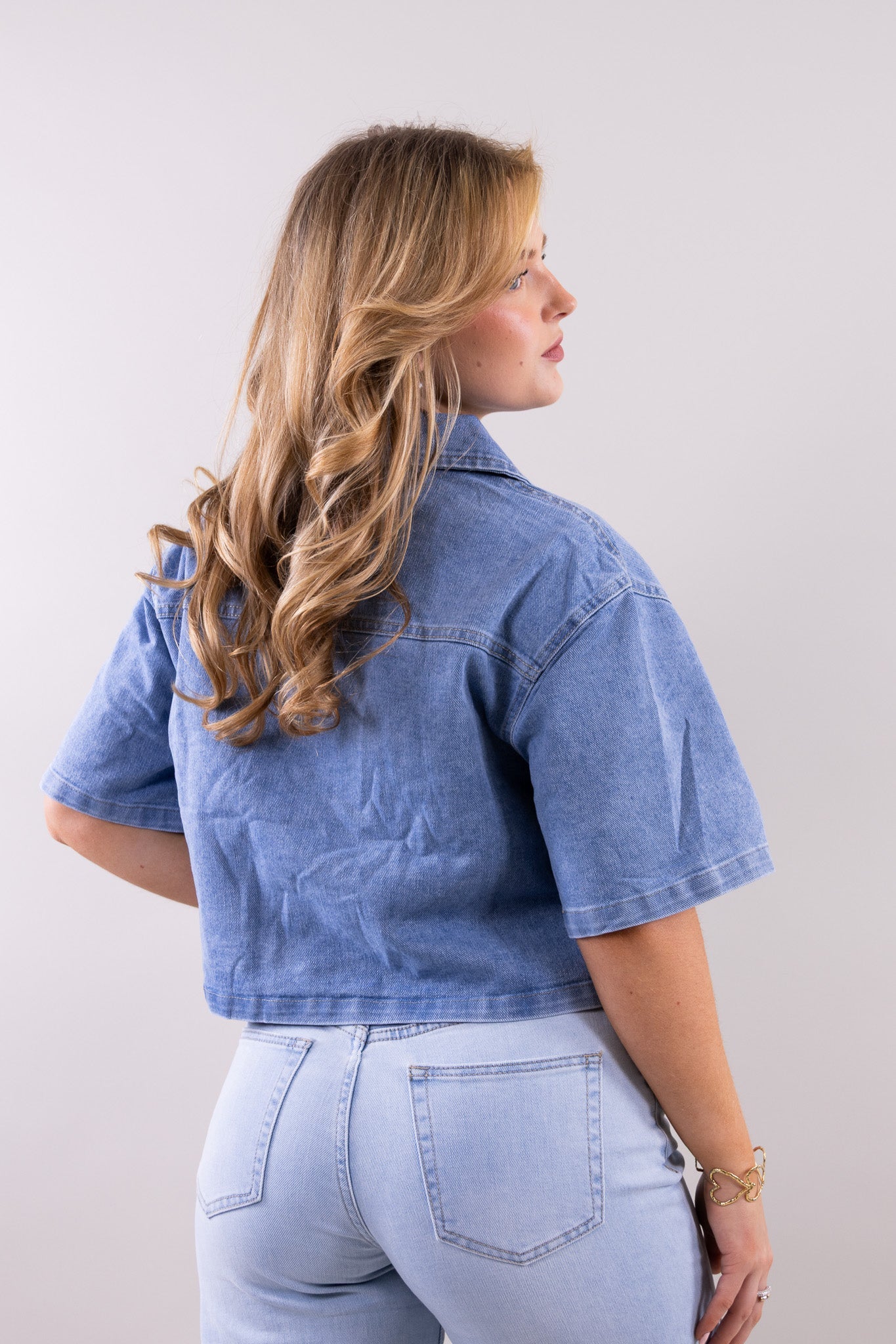 Blaze Denim Bluse