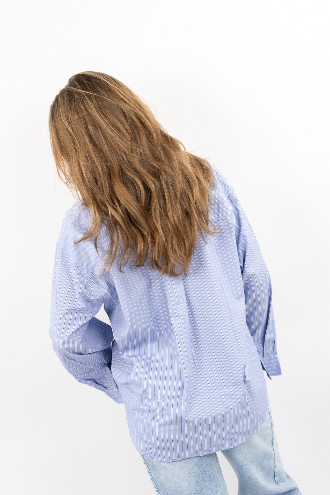 Bow Detail Stripe Blouse