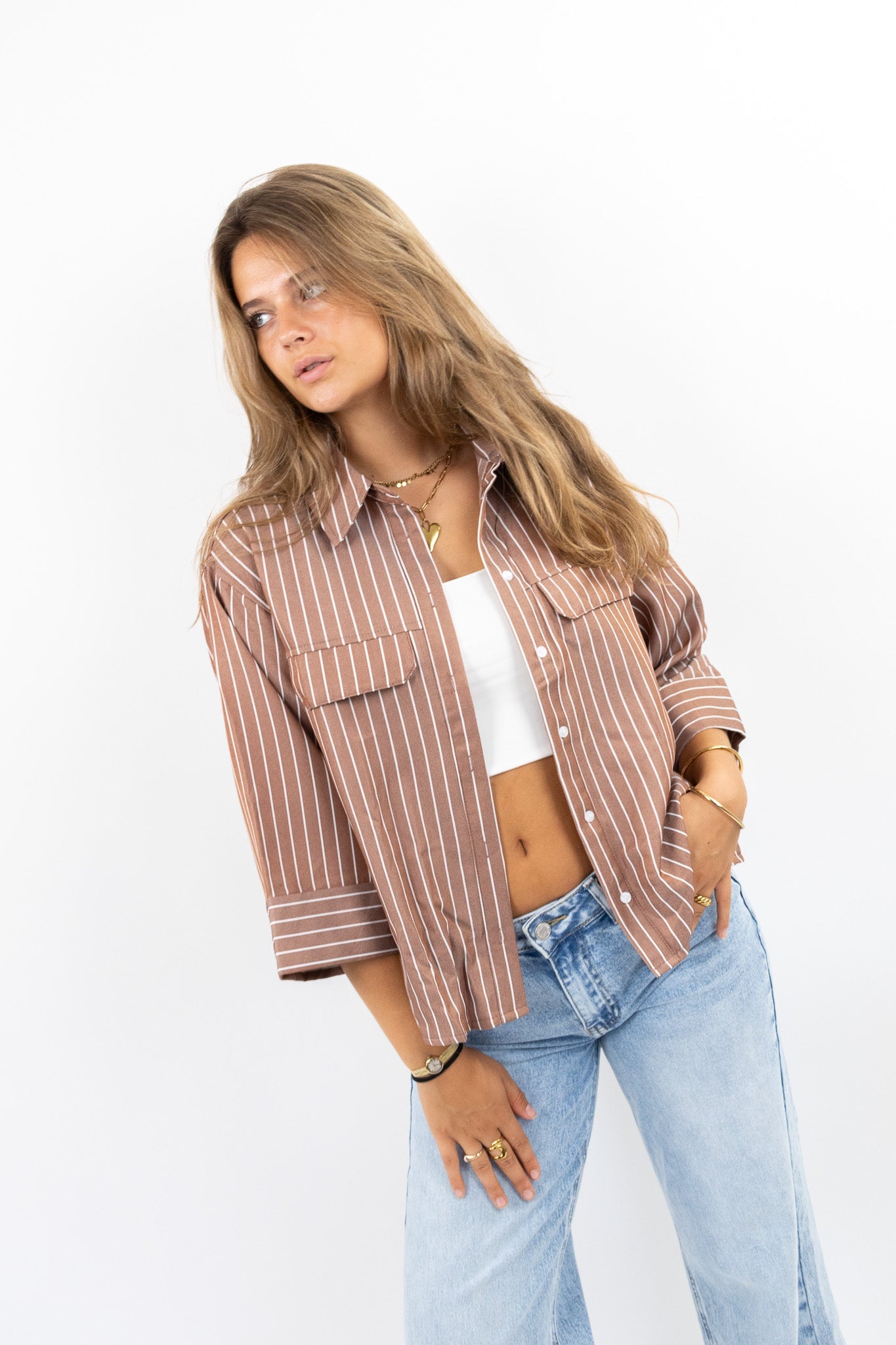 Oversized Stripe Shirt