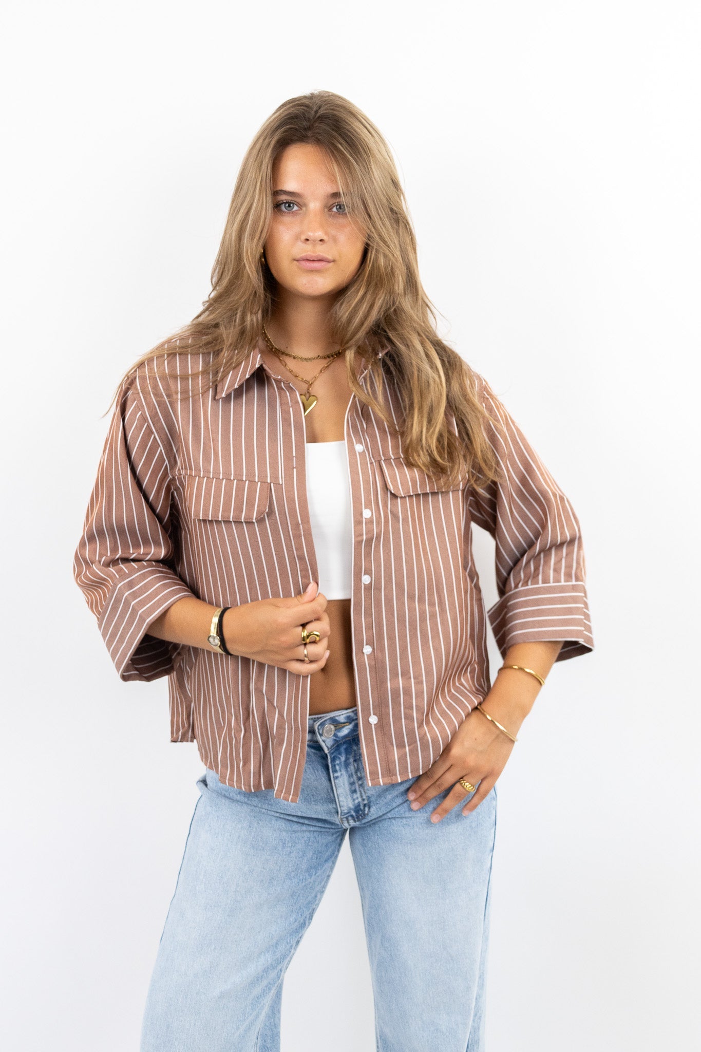 Oversized Stripe Shirt
