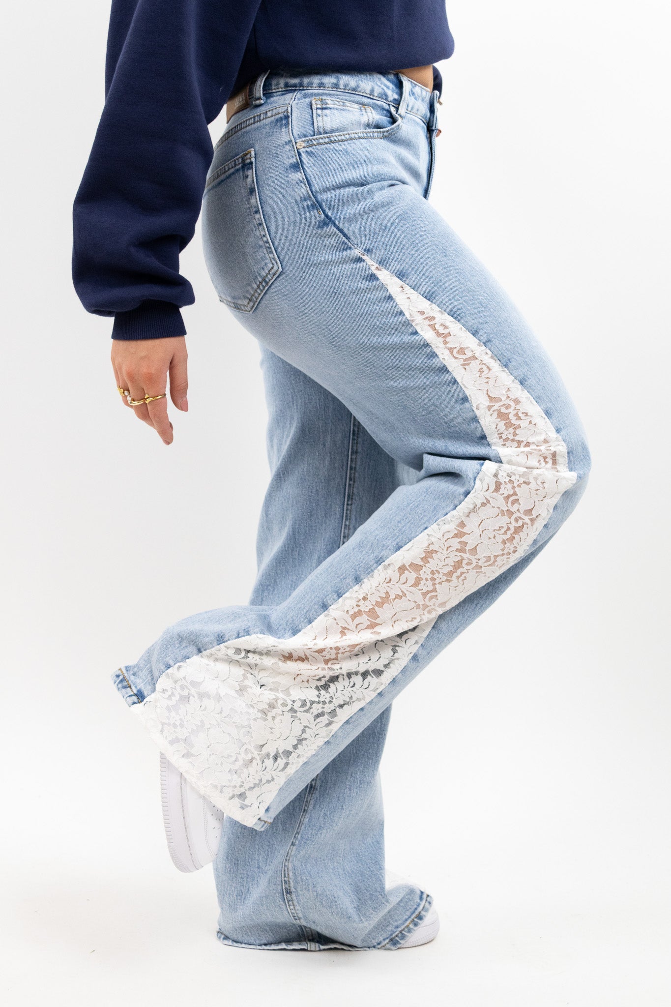 Lily lace jeans - tall